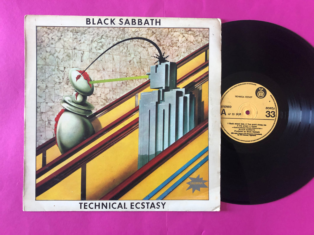 Black Sabbath : Technical Ecstasy (LP,Album,Repress)