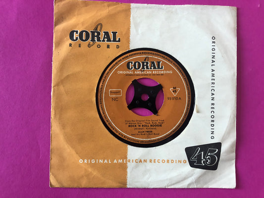 Alan Freed & His Rock 'n' Roll Band : Rock 'N Roll Boogie (7", Single, Mono)