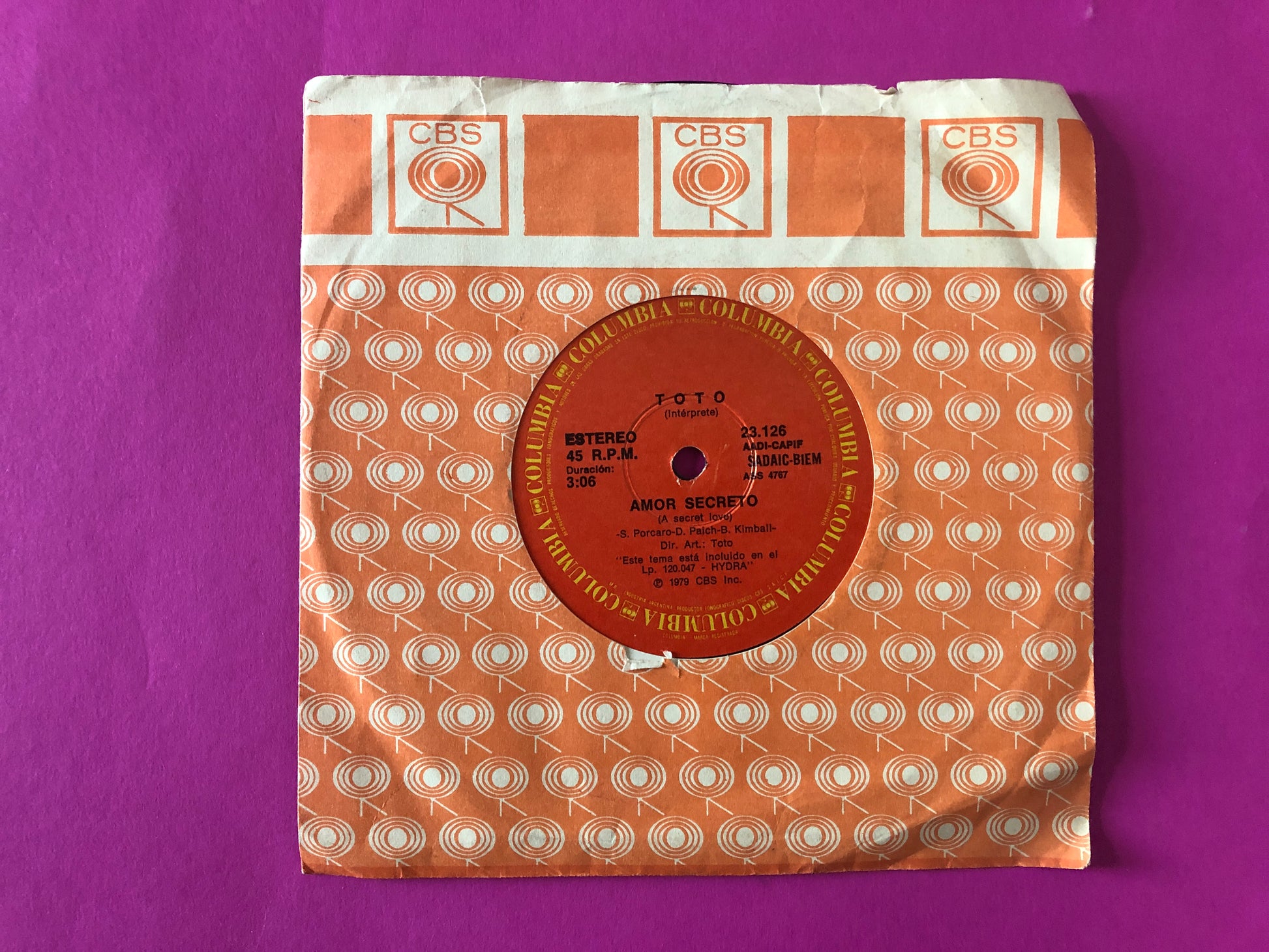 Toto : San Jorge Y El Dragon (St. George And The Dragon) (7", Single)