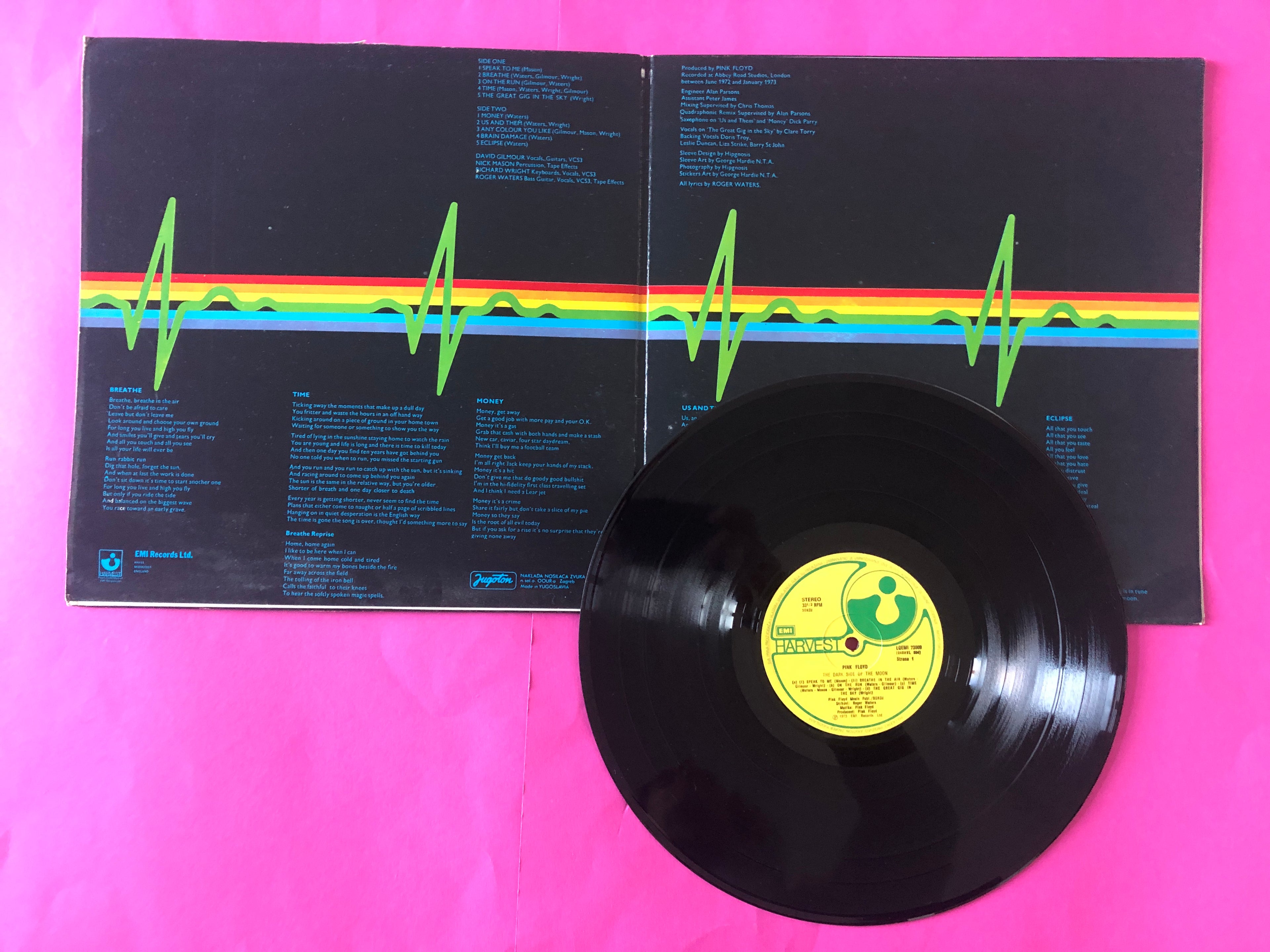 Pink Floyd : The Dark Side Of The Moon (LP,Album)