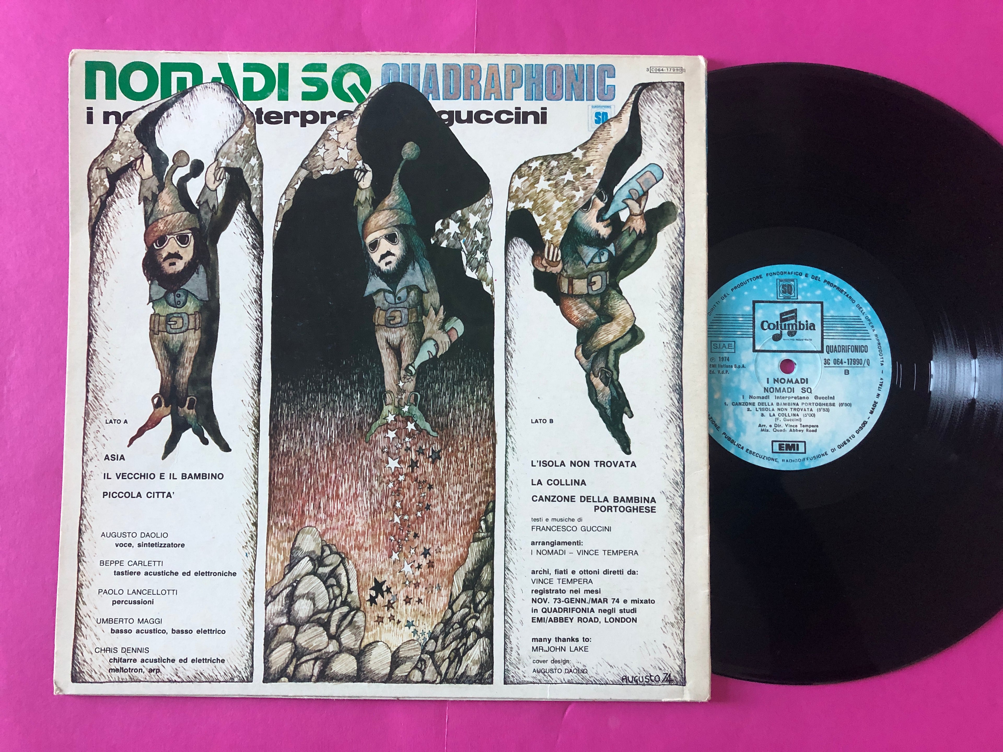 Nomadi : I Nomadi Interpretano Guccini (LP,Album,Quadraphonic)