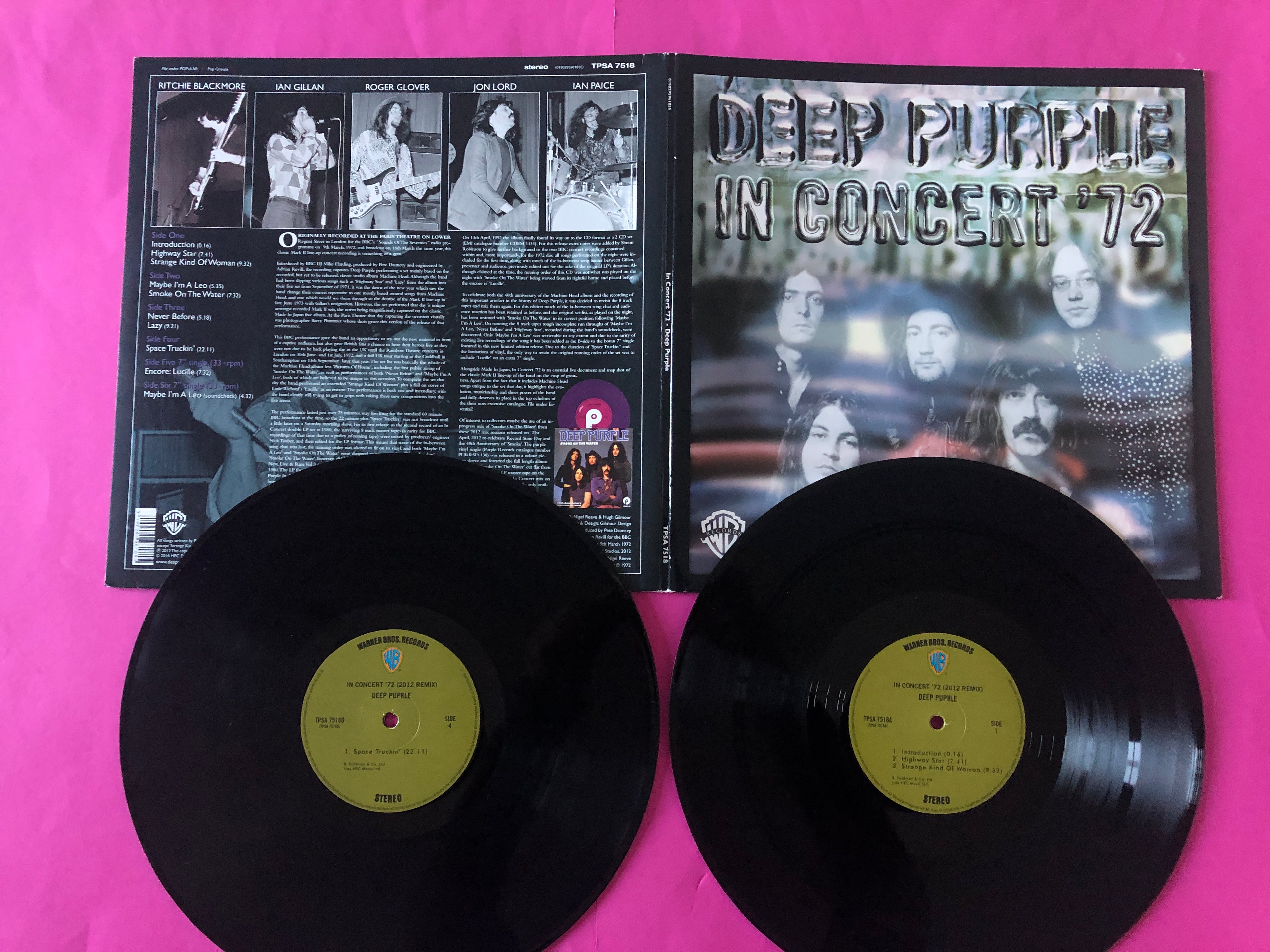 Deep Purple : In Concert '72 (LP,Album,Reissue)