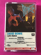Charger l&#39;image dans la galerie, David Bowie : Let&#39;s Dance (Cass, Album, XDR)
