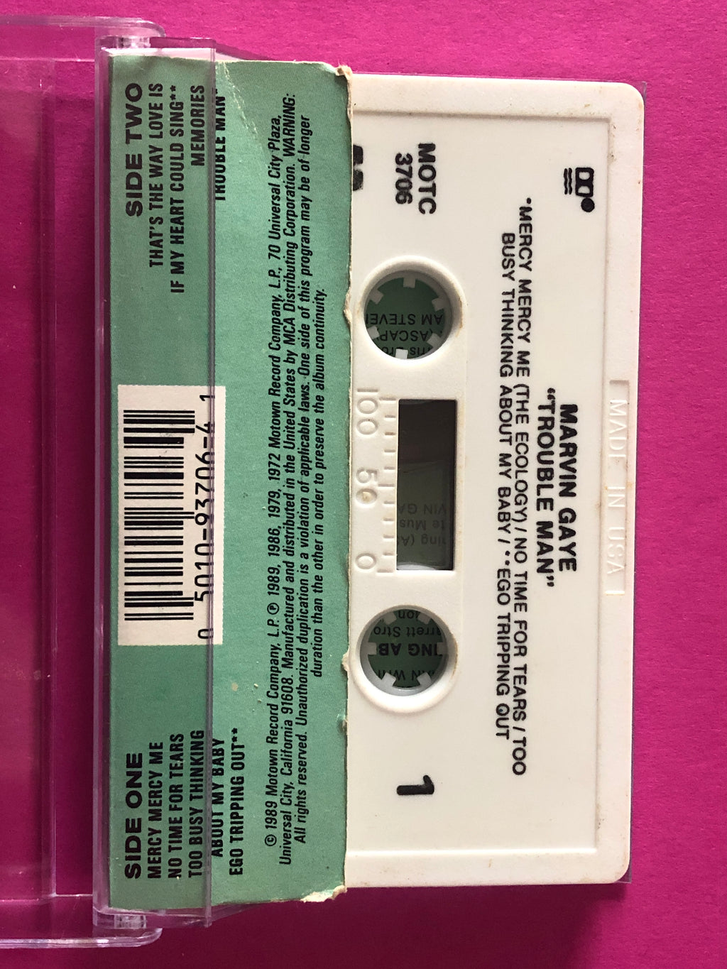 Marvin Gaye : Trouble Man (Cass, Album, Comp, Dol)