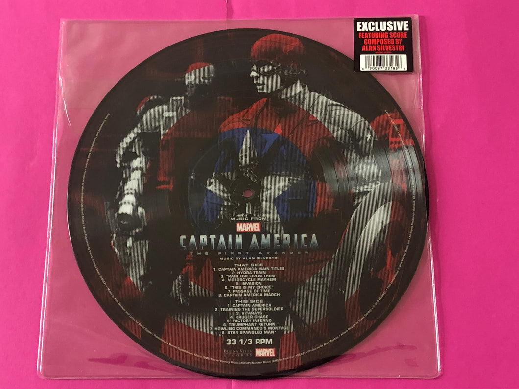 Alan Silvestri : Music From Marvel Captain America - The First Avenger (LP,Limited Edition,Picture Disc,Stereo)