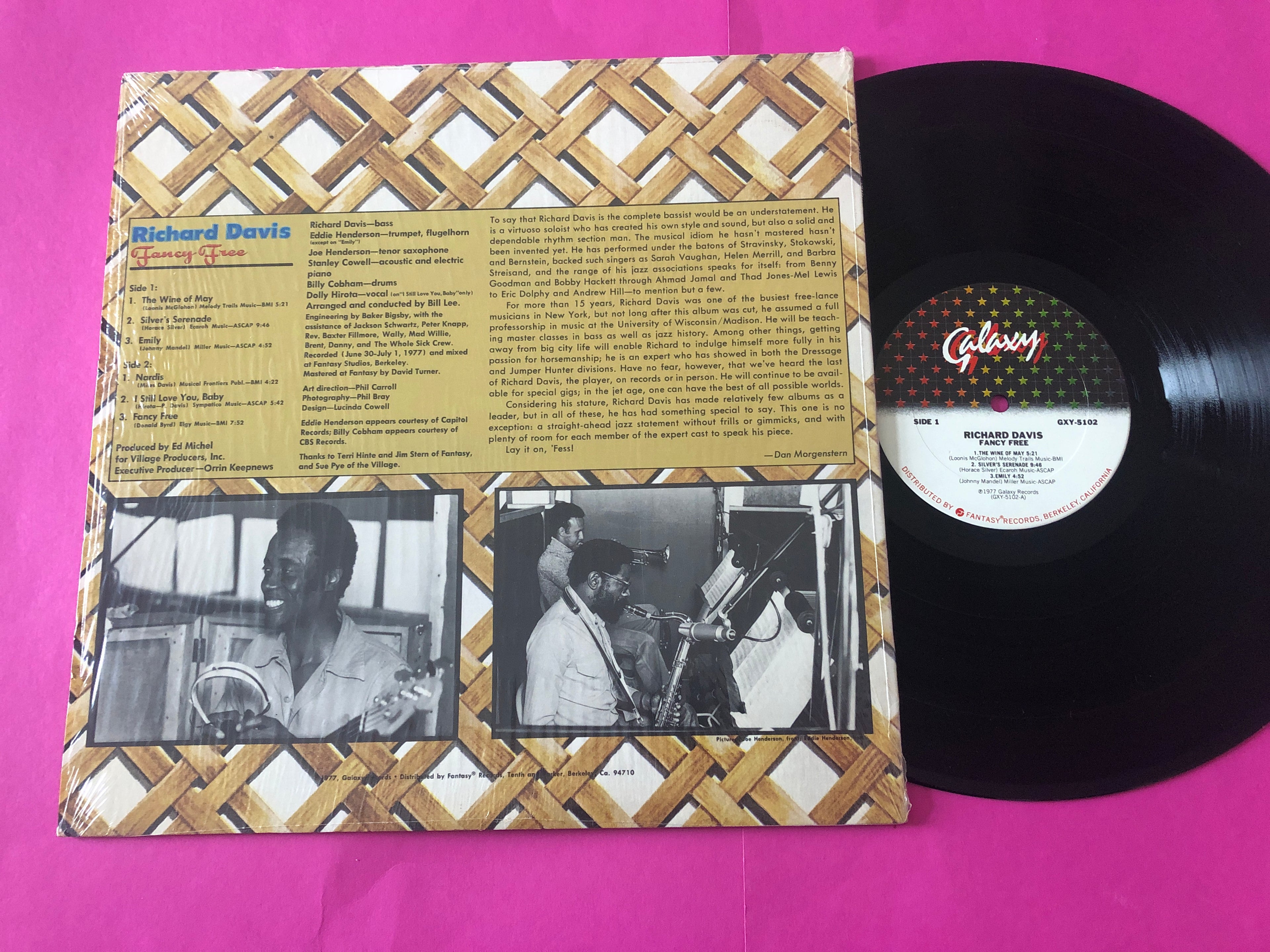 Richard Davis (2) : Fancy Free (LP, Album)