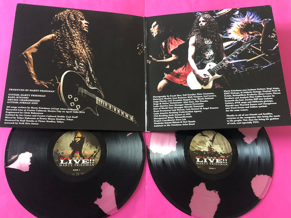 Marty Friedman : One Bad M.F. Live!! (2xLP, Album, Ltd, Bla)