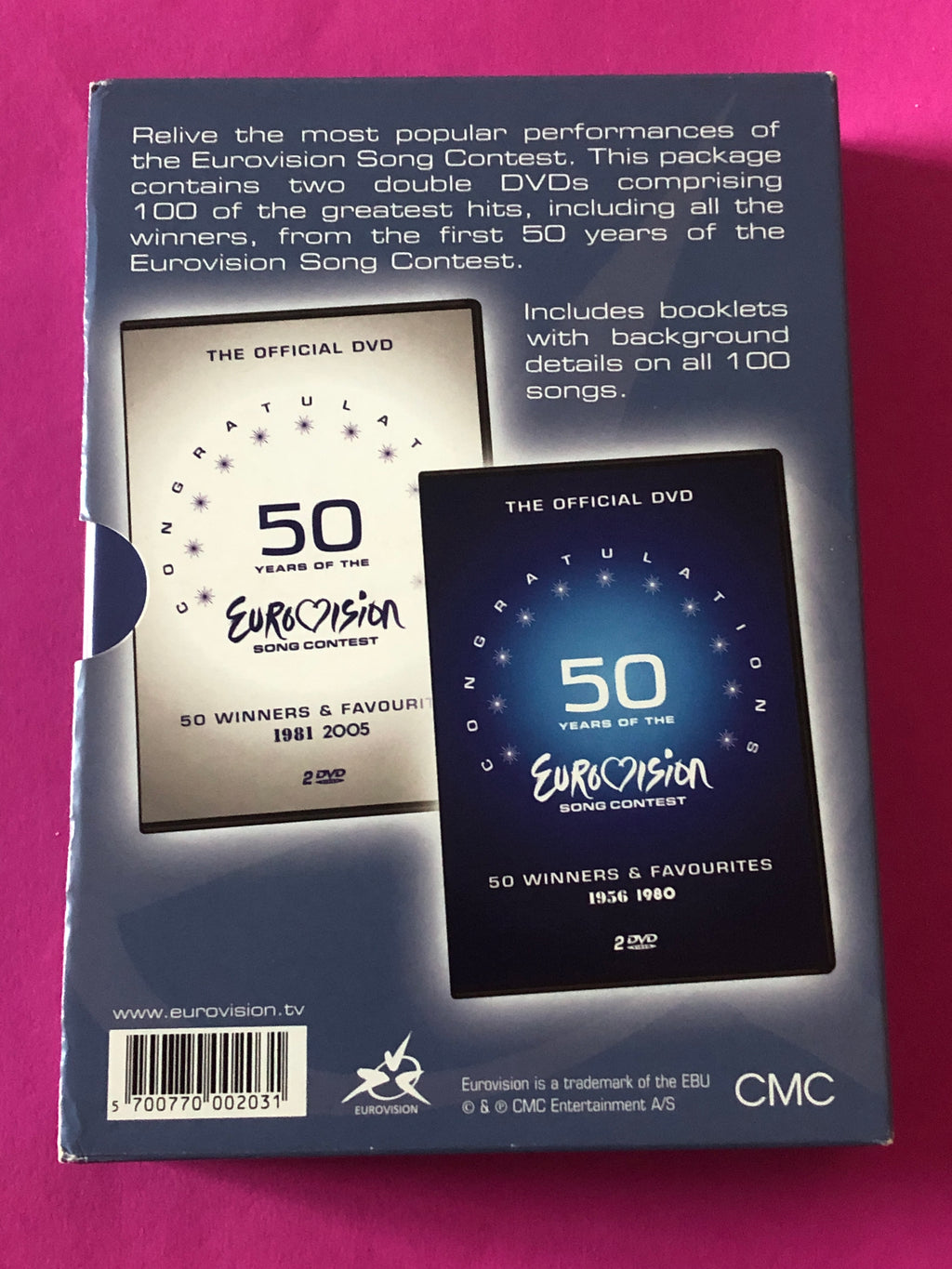 Various : The Very Best Of The Eurovision Song Contest (Box + 4xDVD-V, Comp)