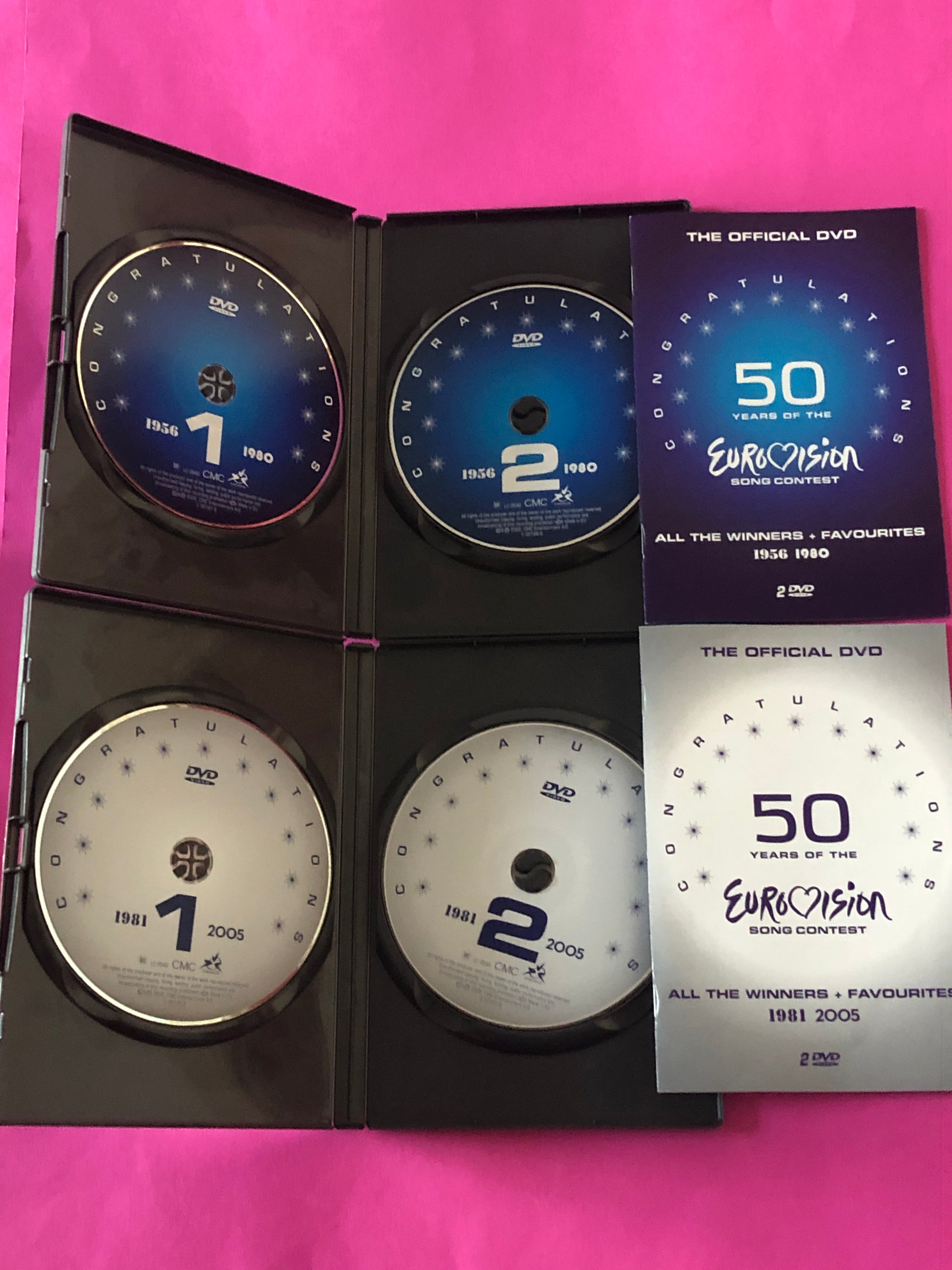 Various : The Very Best Of The Eurovision Song Contest (Box + 4xDVD-V, Comp)