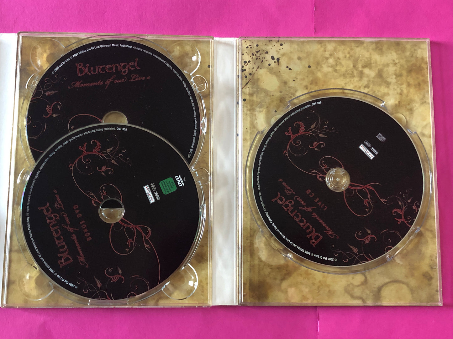 Blutengel : Moments Of Our Lives (2xDVD-V, PAL + CD, Album + Ltd, Dig)
