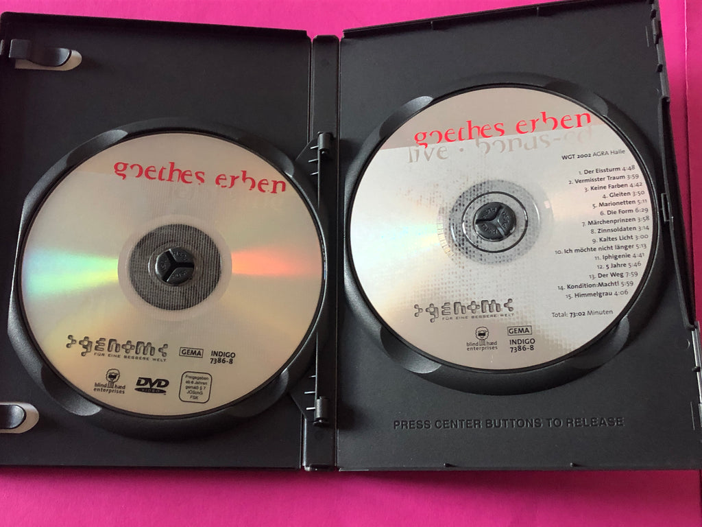 Goethes Erben : Leibhaftig (DVD-V, PAL + CD, Album)