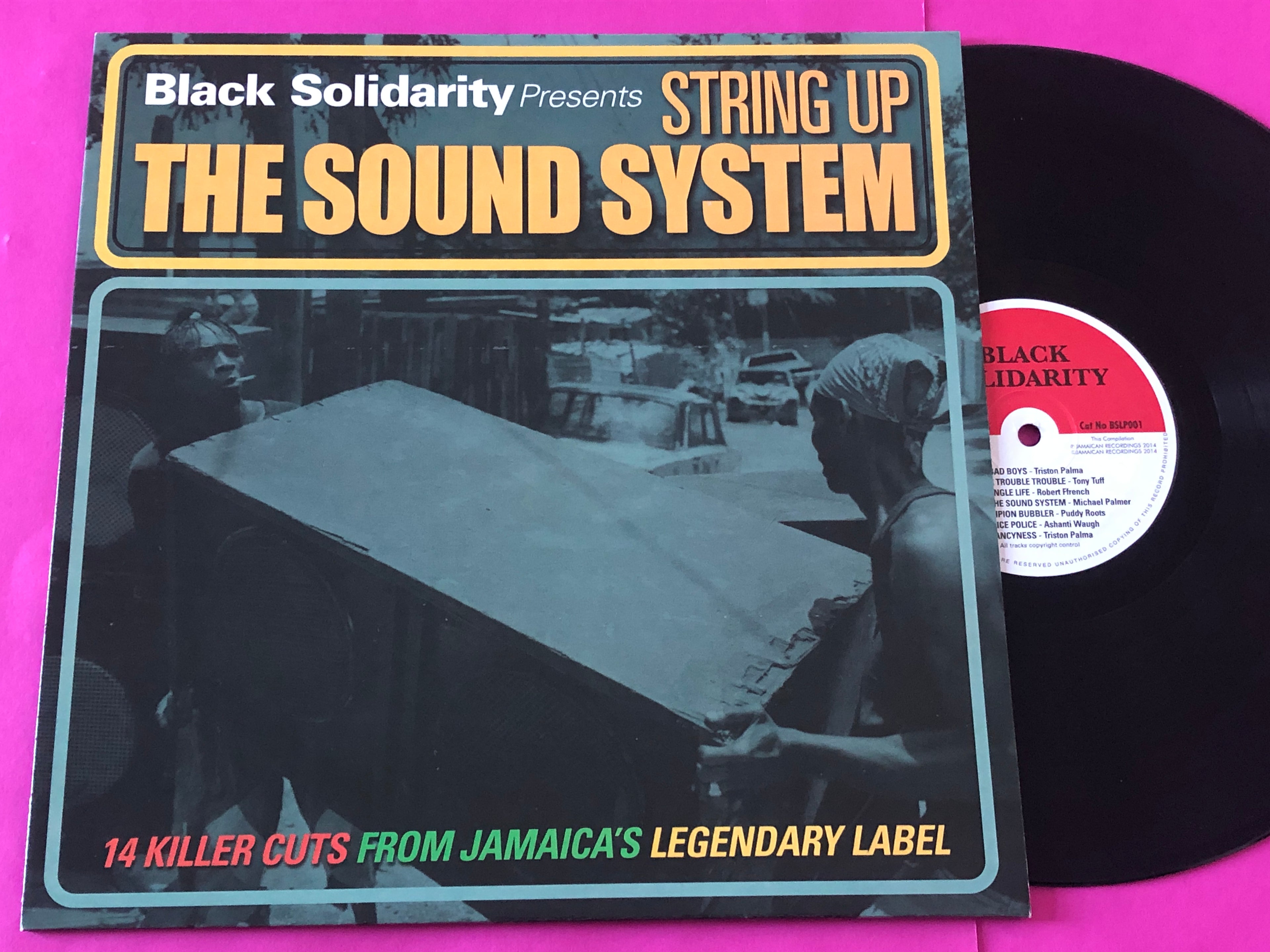 Various : Black Solidarity Presents String Up The Sound System (LP, Comp)