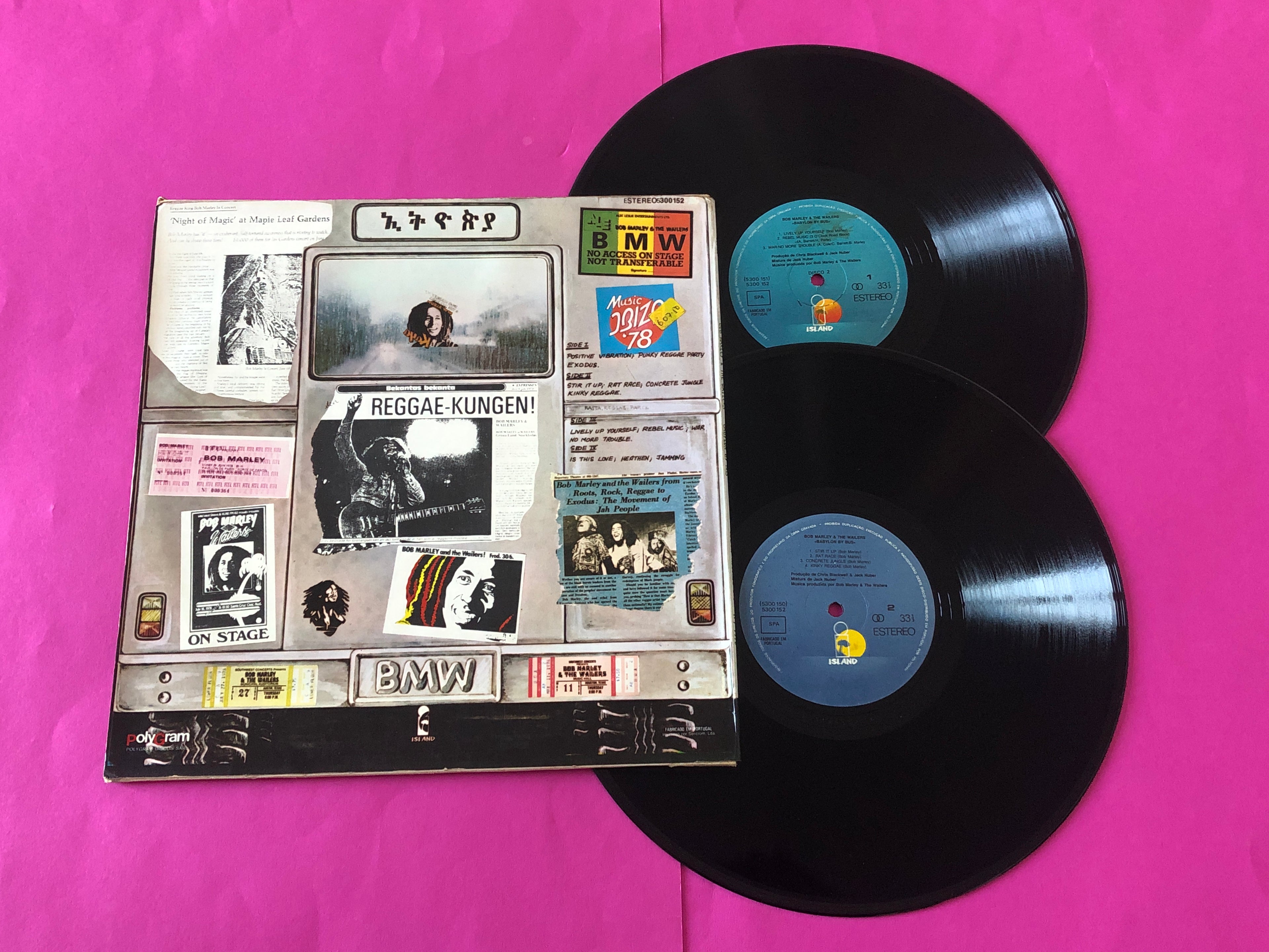 Bob Marley & The Wailers : Babylon By Bus (2xLP, Album)