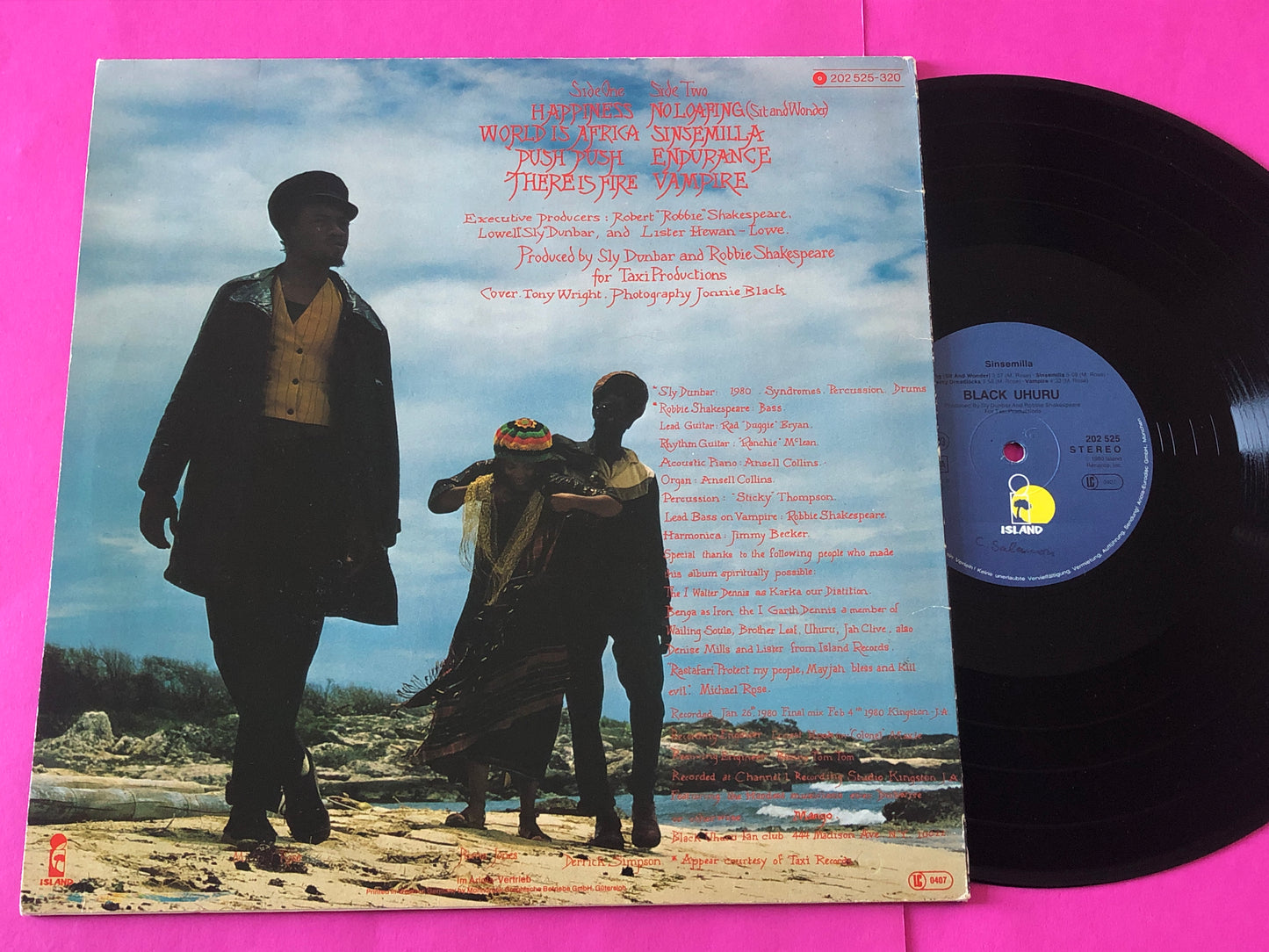 Black Uhuru : Sinsemilla (LP, Album)