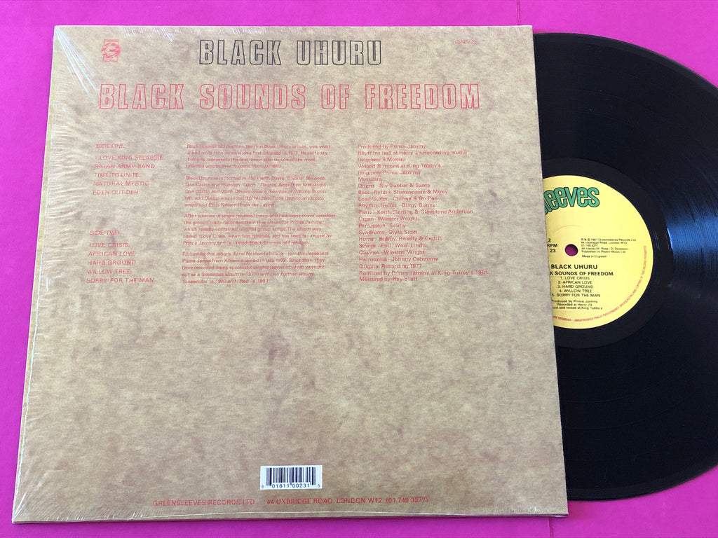 Black Uhuru : Black Sounds Of Freedom (LP, Album, RE)