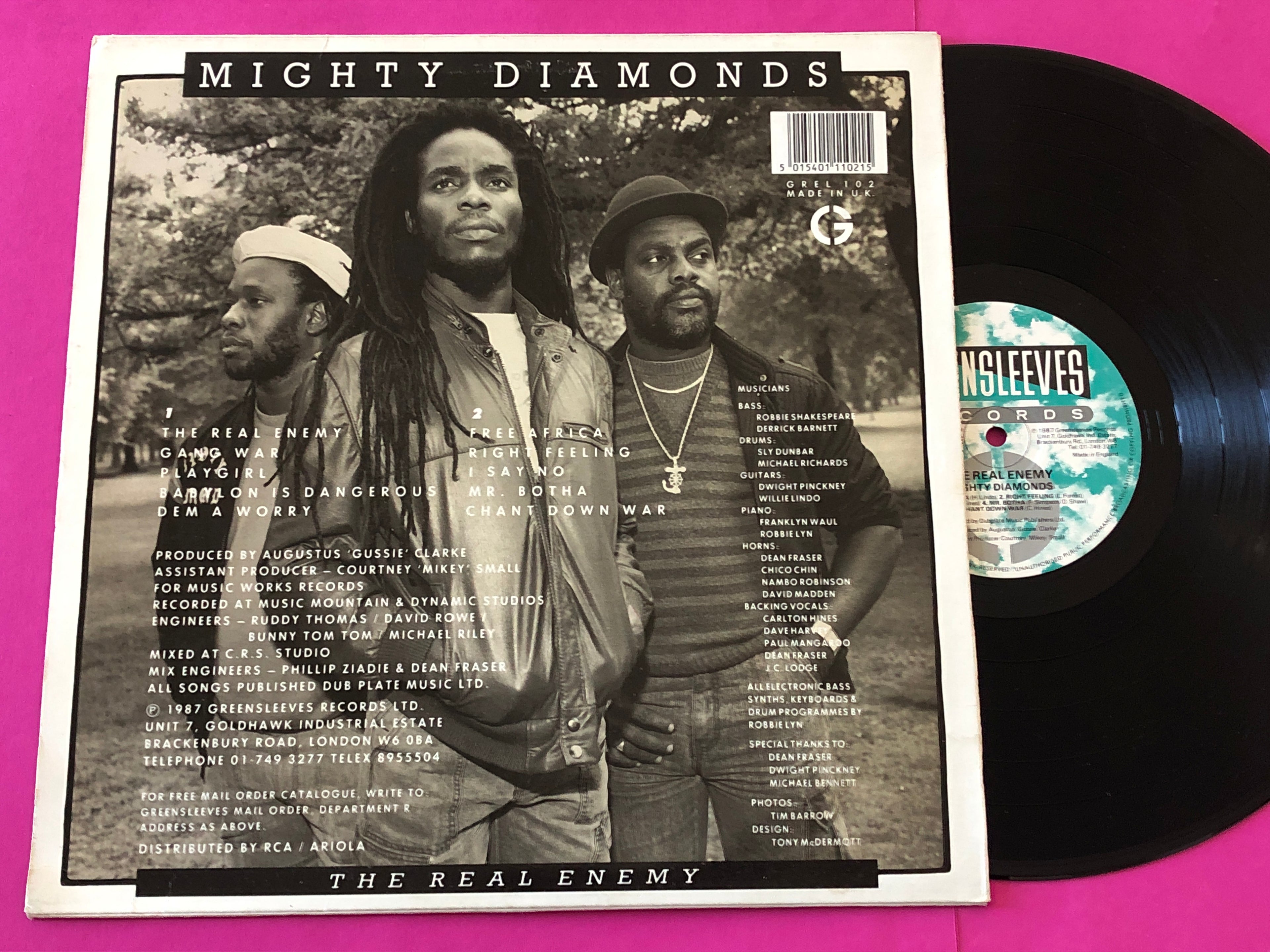 The Mighty Diamonds : The Real Enemy (LP, Album)