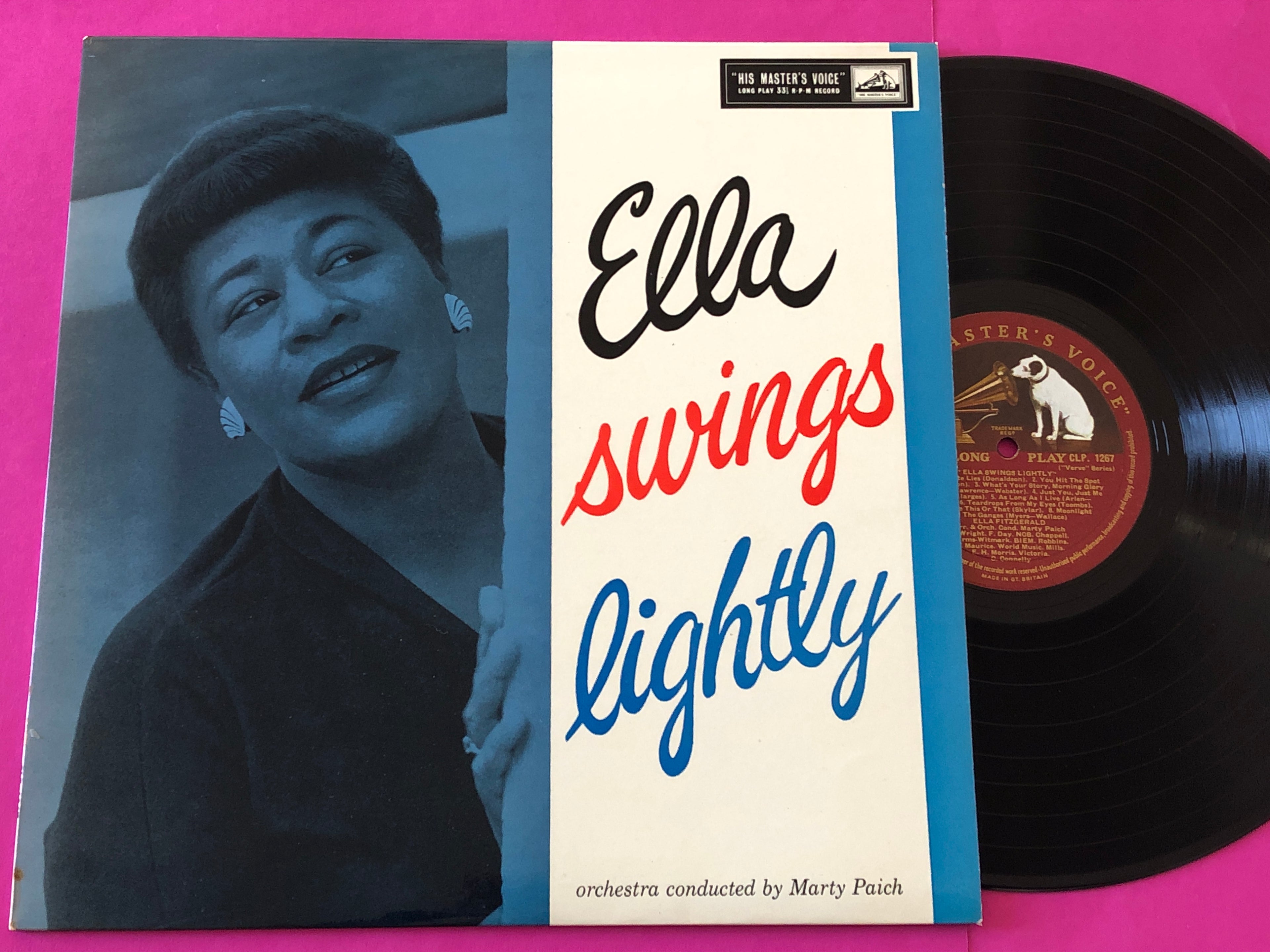 Ella Fitzgerald : Ella Swings Lightly (LP, Album, Mono)