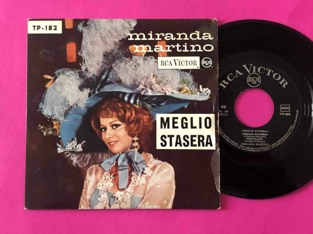 Miranda Martino : Meglio Stasera (7", EP)