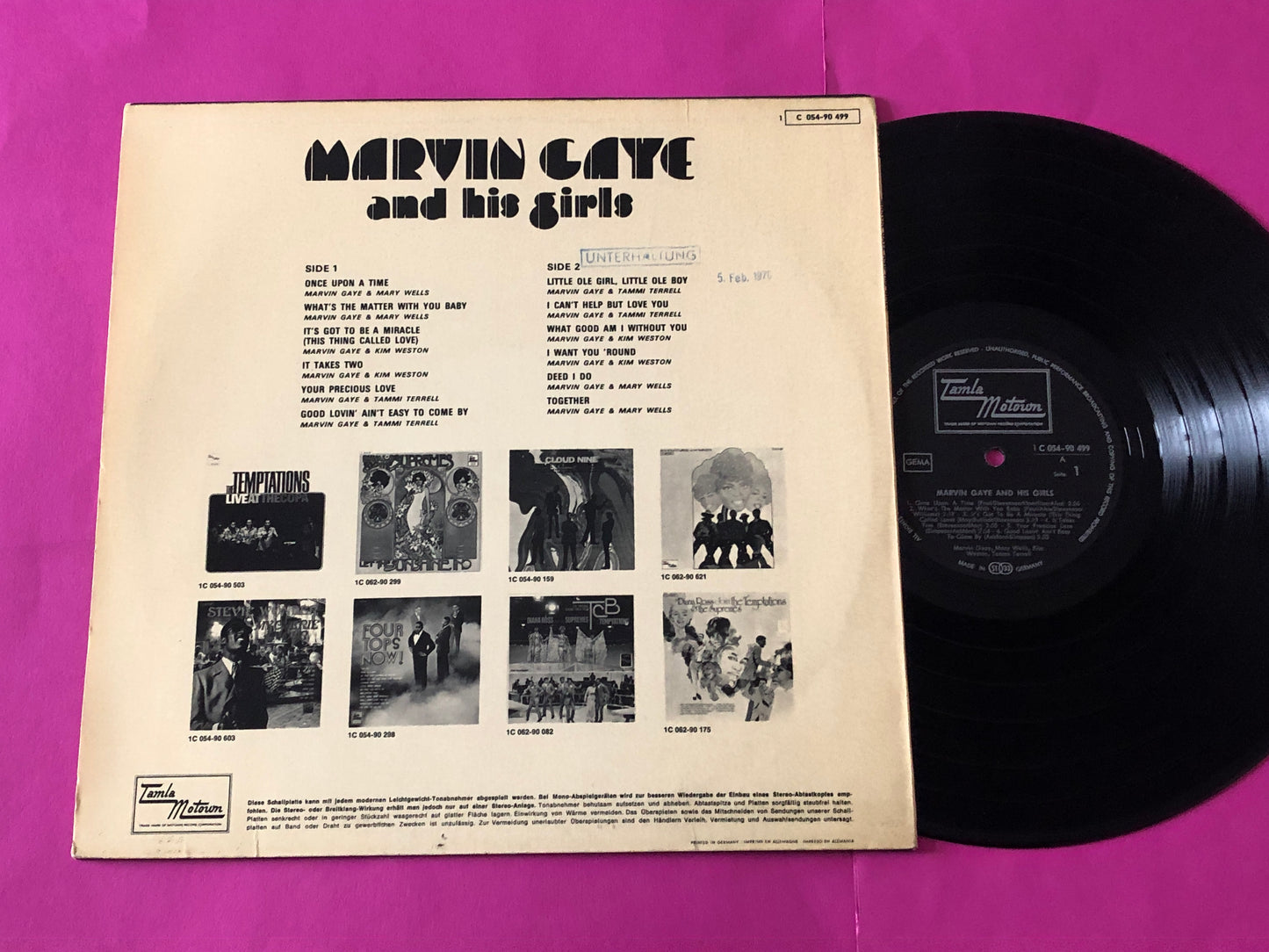 Marvin Gaye : Marvin Gaye And His Girls (LP, Comp, RE)