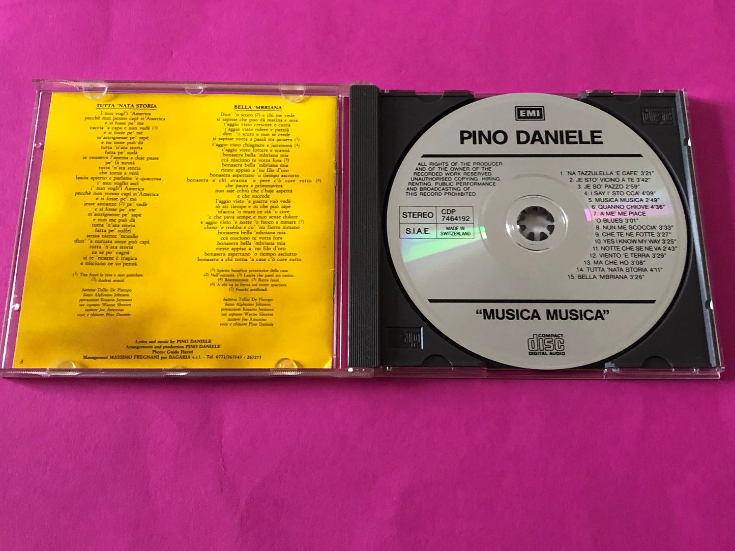 Pino Daniele : Musica Musica (Compilation)