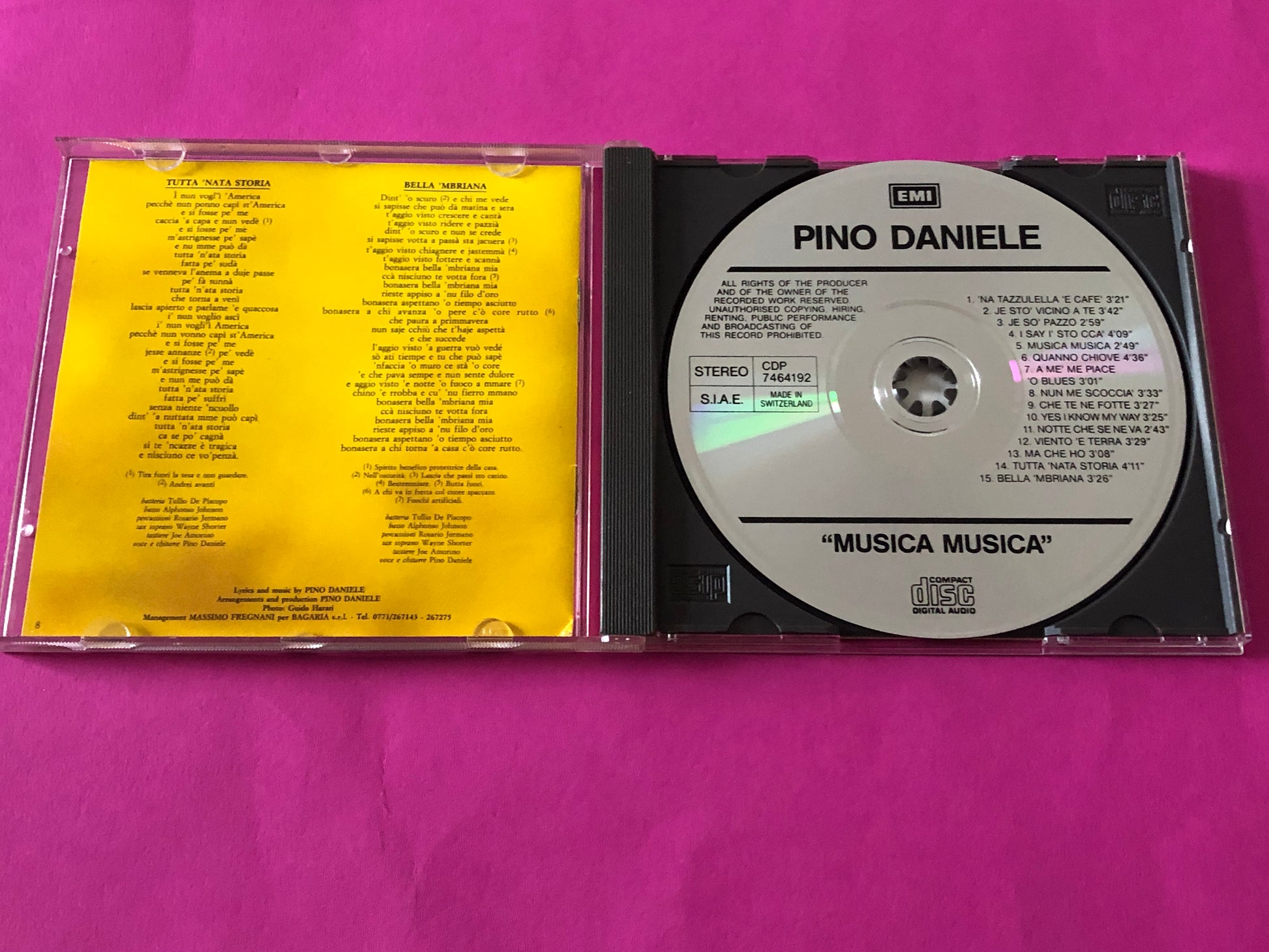Pino Daniele : Musica Musica (Compilation)