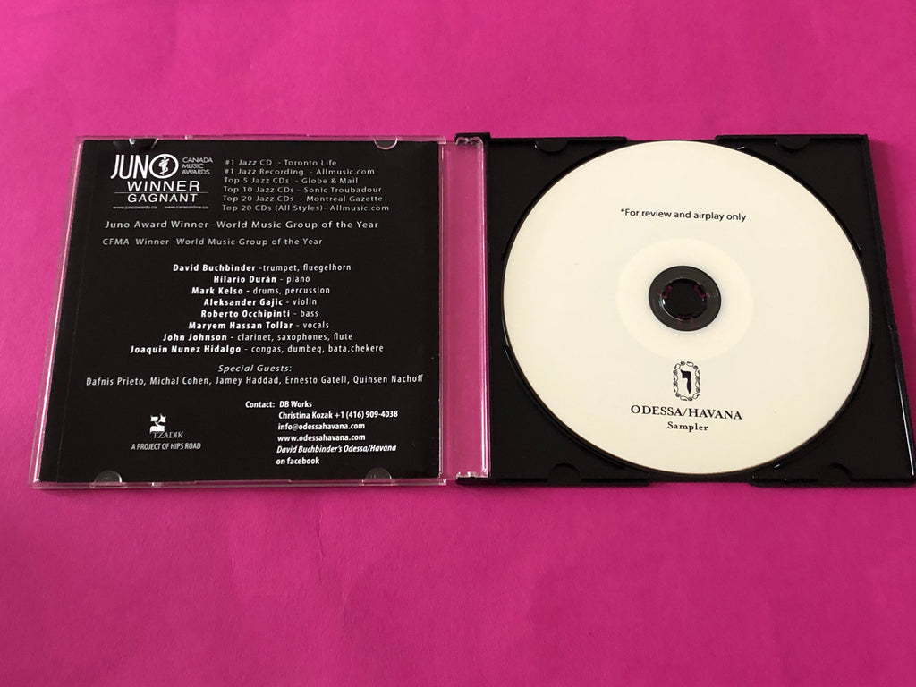 David Buchbinder : Odessa / Havana (CD, Album)