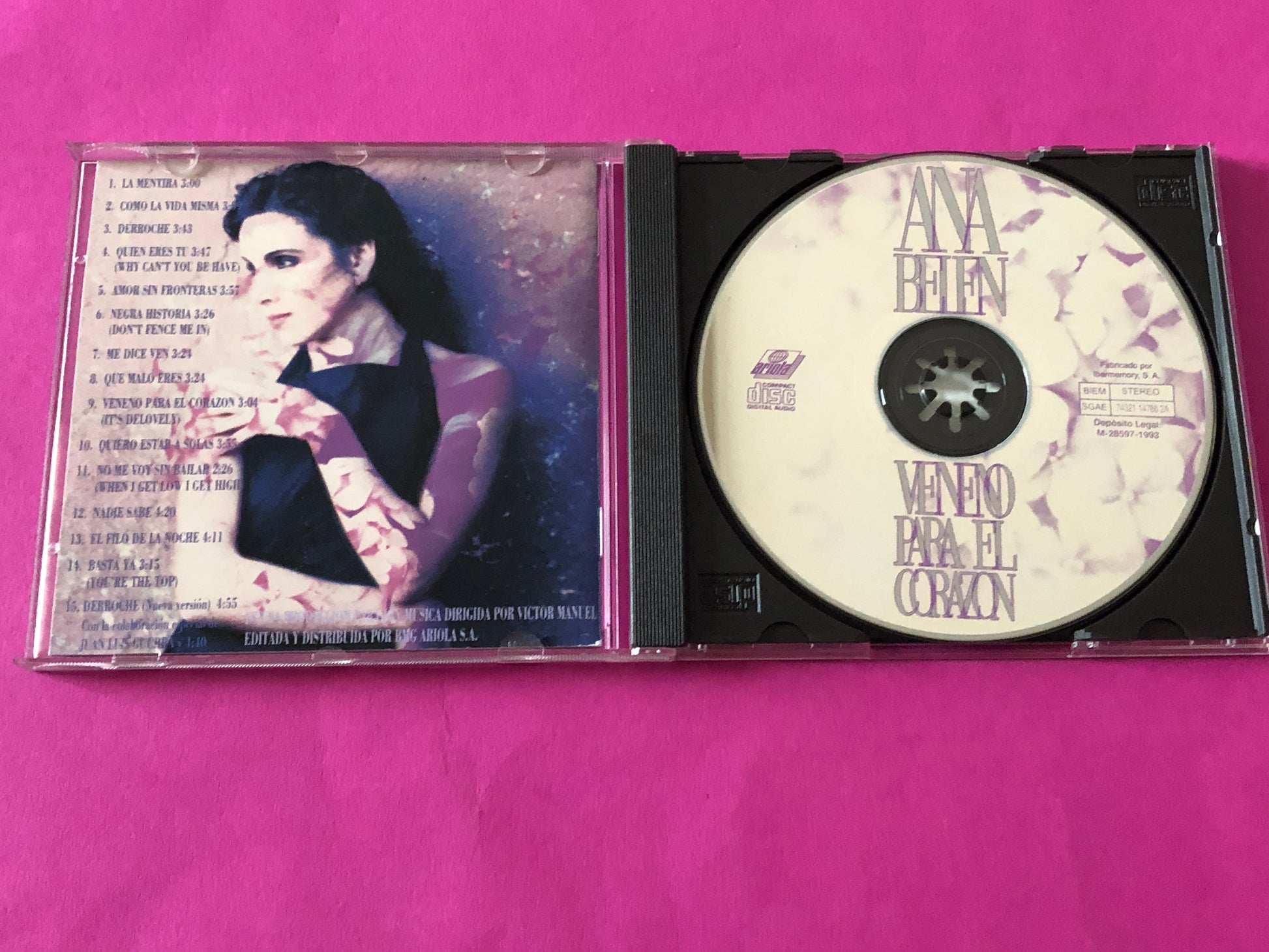 Ana Belén : Veneno Para El Corazón (CD, Album)