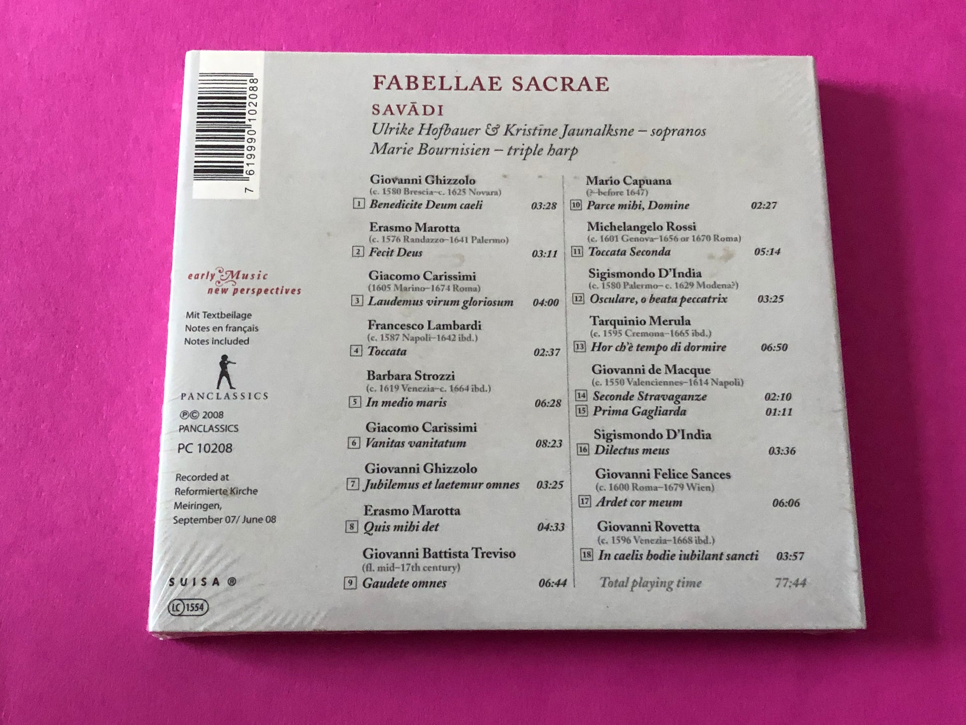 Savādi..., Ulrike Hofbauer, Kristīne Jaunalksne, Marie Bournisien : Fabellae Sacrae (CD)
