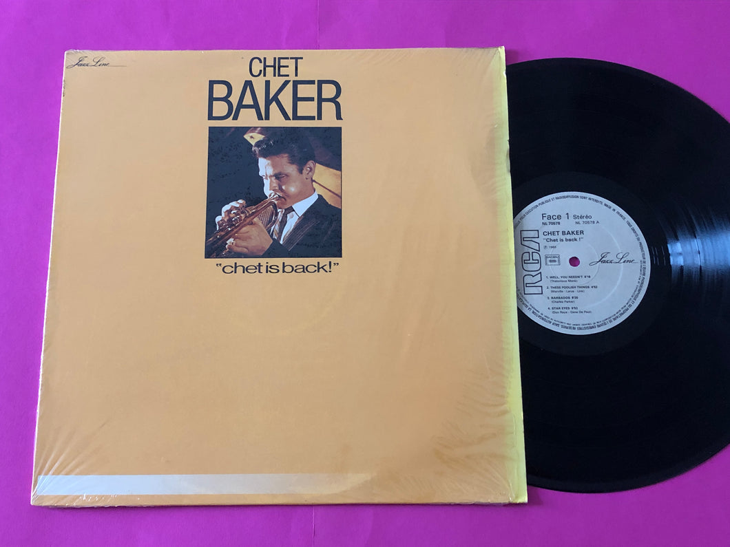 Chet Baker : Chet Is Back! (LP, RE)