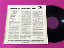 Load image into Gallery viewer, The Chet Baker Quintet : Comin&#39; On With The Chet Baker Quintet (LP, Album)
