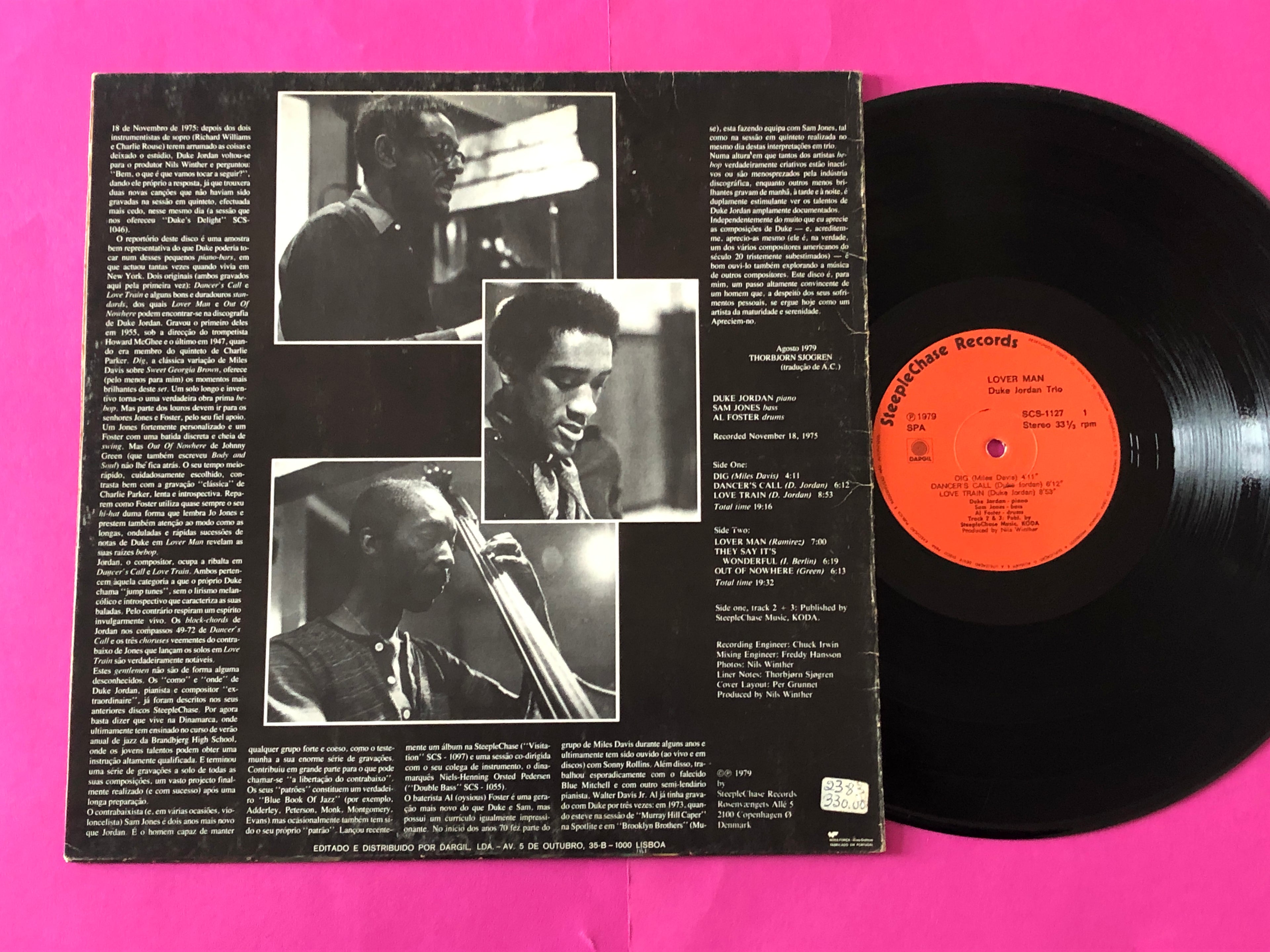 Duke Jordan Trio : Lover Man (LP, Album)