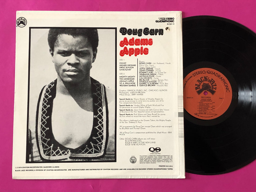Doug Carn : Adam's Apple (LP, Album, Quad)