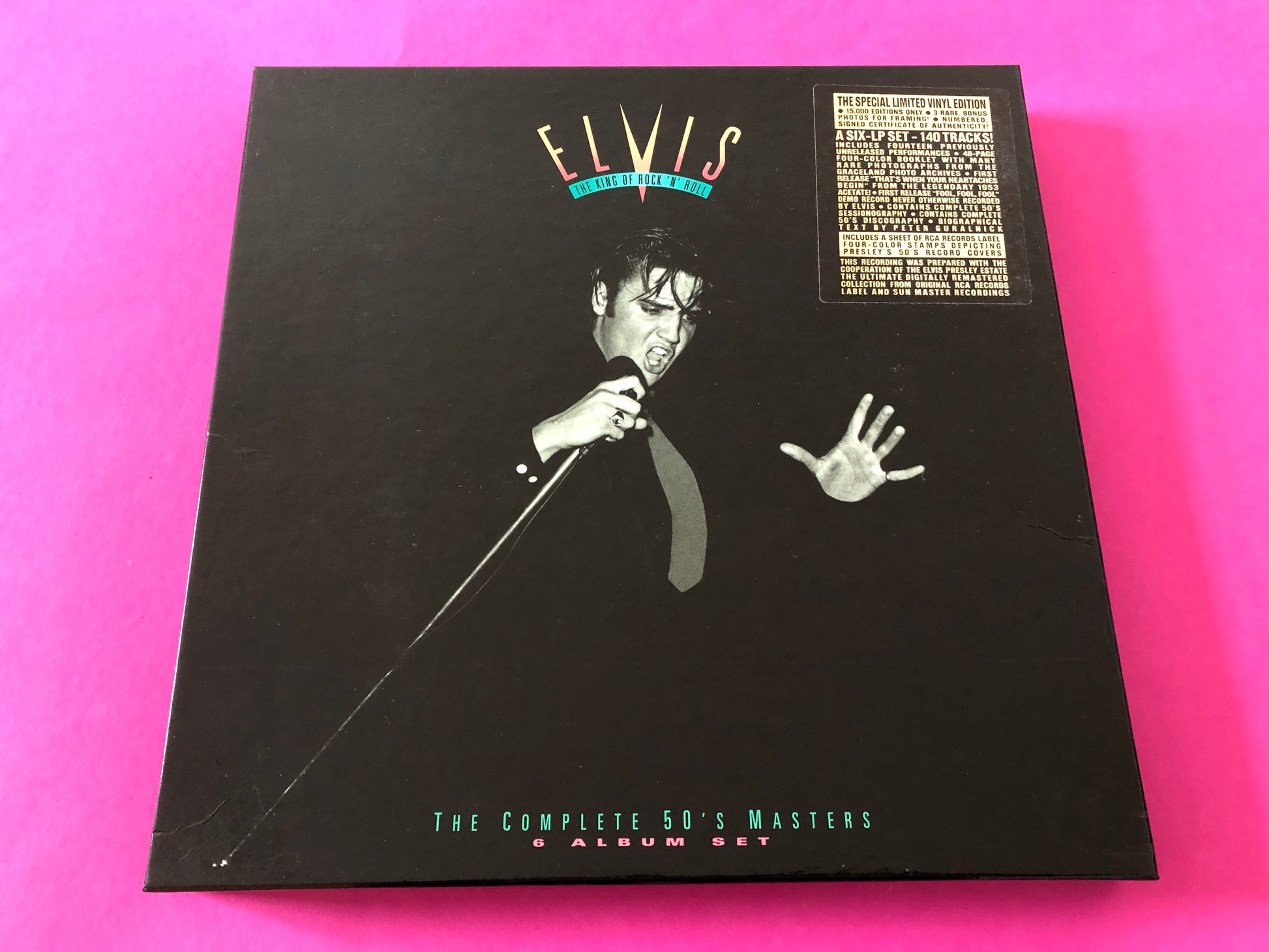 Elvis Presley : The King Of Rock 'N' Roll (The Complete 50's Masters) (6xLP, Album, RM + Box, Comp, Ltd, Num, S/Edition)