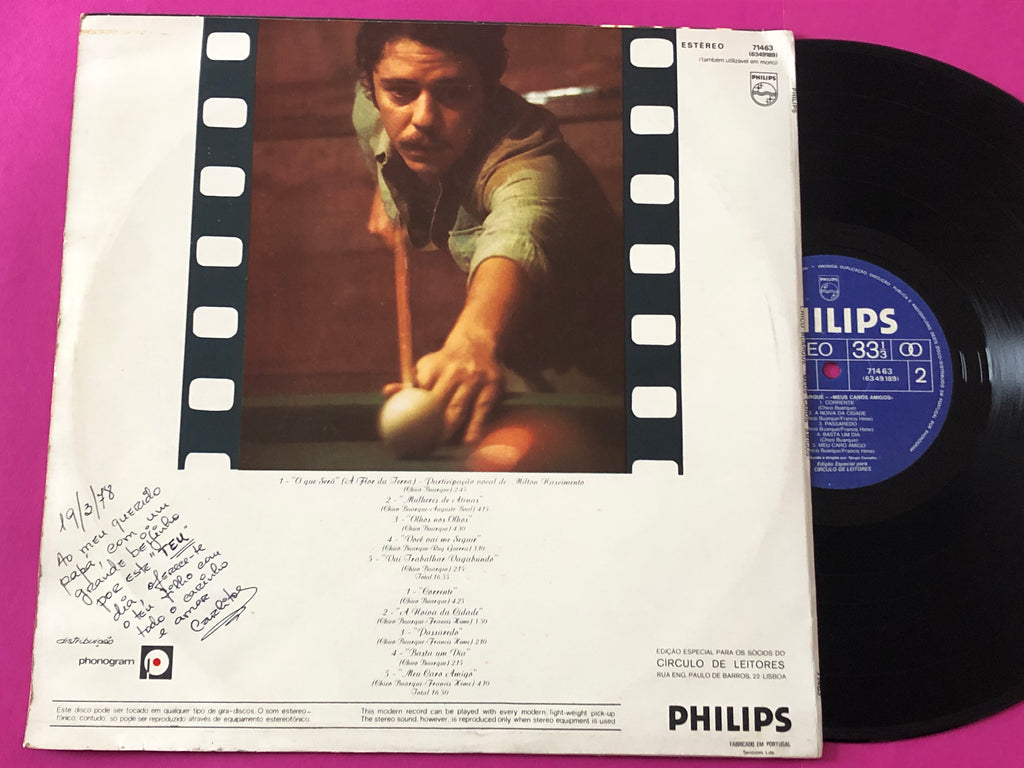 Chico Buarque : Meus Caros Amigos (LP, Album, Club, RE)
