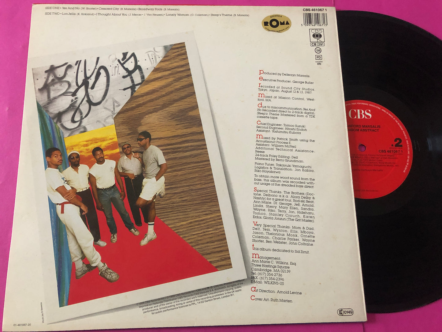Branford Marsalis : Random Abstract (LP, Album)