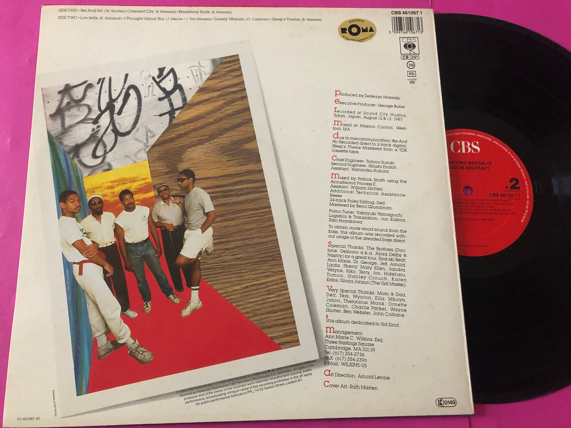 Branford Marsalis : Random Abstract (LP, Album)