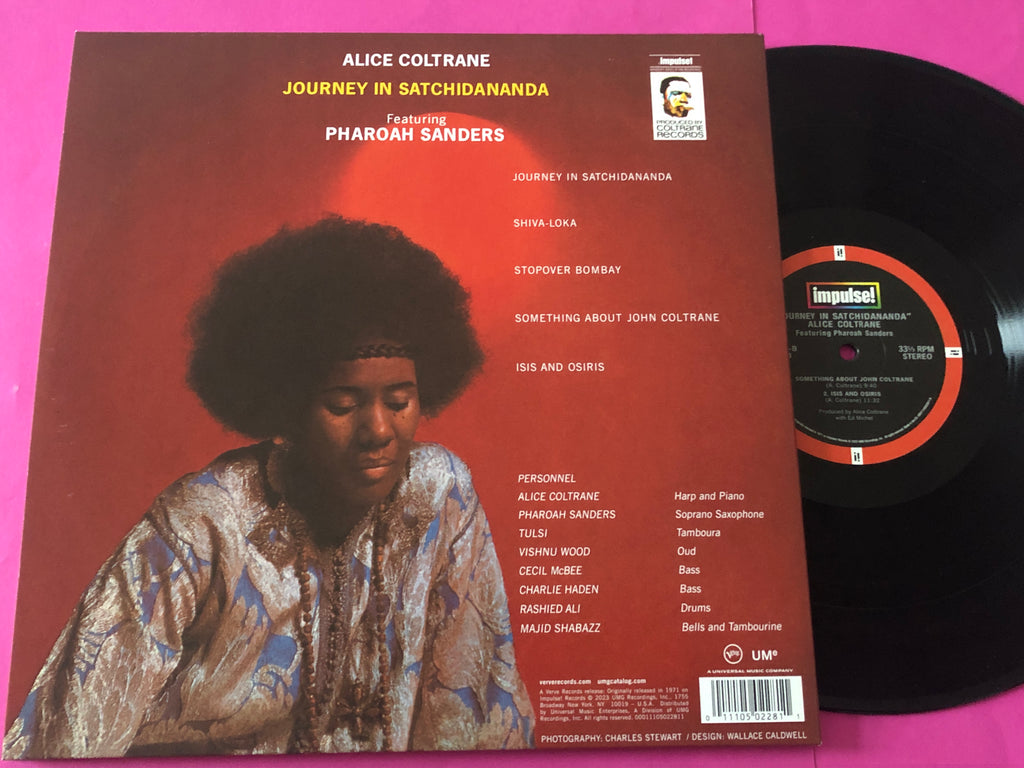 Alice Coltrane Featuring Pharoah Sanders : Journey In Satchidananda (LP, Album, RE, Gat)