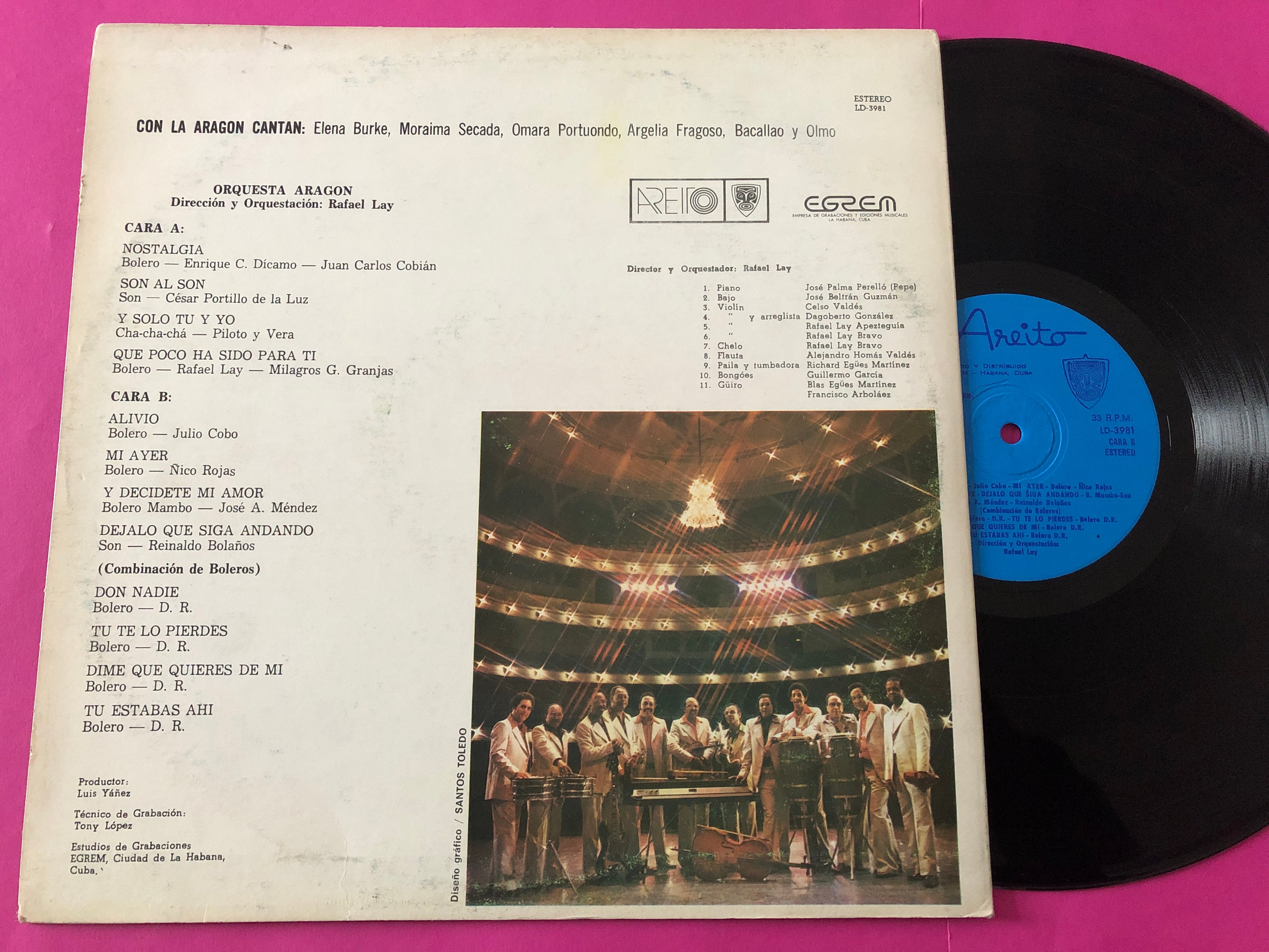 Orquesta Aragon : Orquesta Aragon Vol.1 (LP,Stereo)