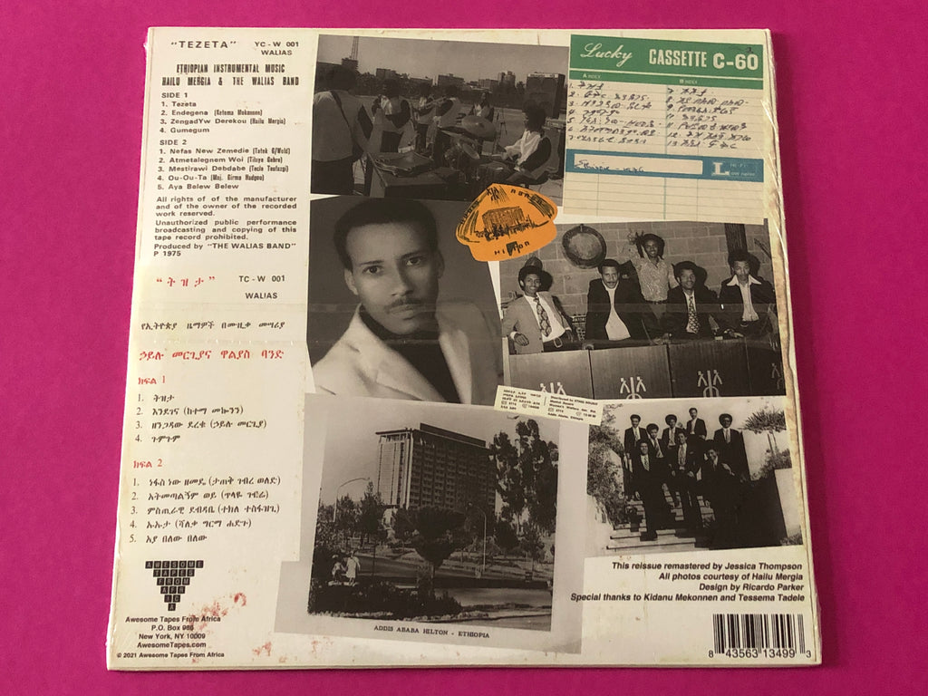 Hailu Mergia & Wallias Band : Tezeta (LP,Album,Reissue)