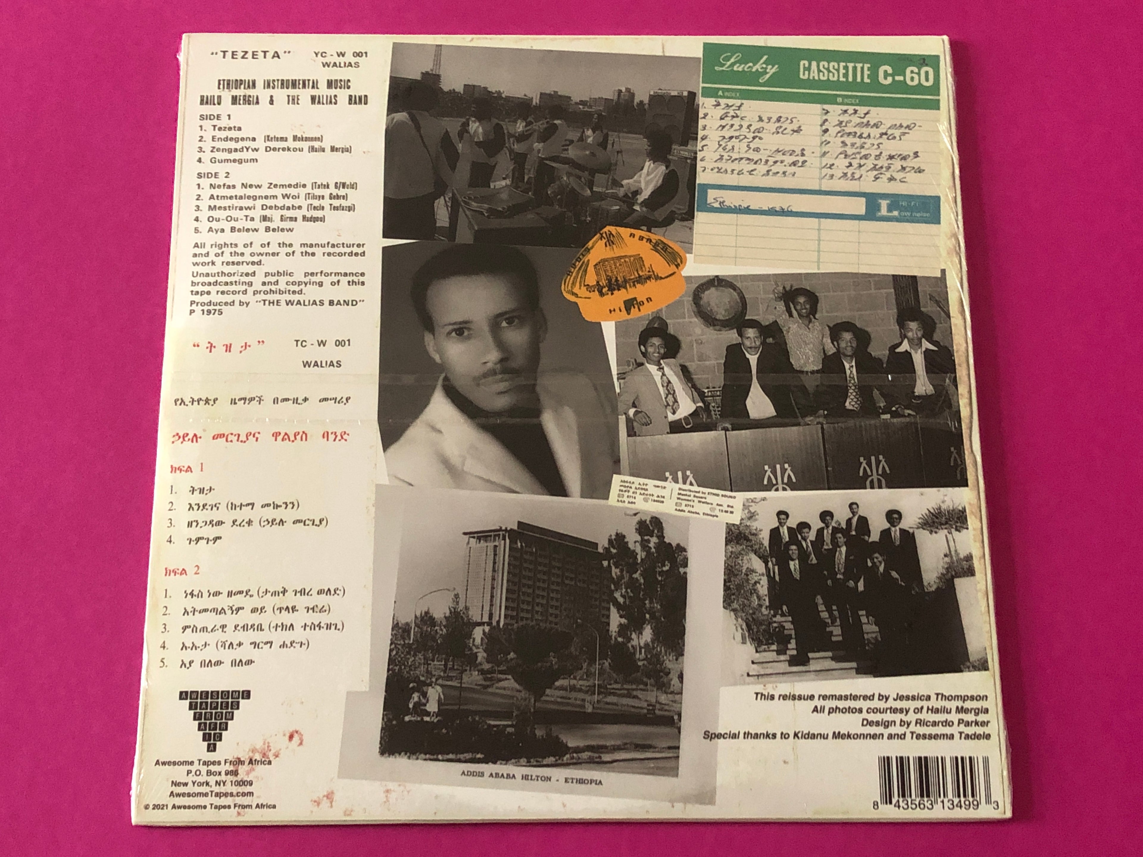 Hailu Mergia & Wallias Band : Tezeta (LP,Album,Reissue)