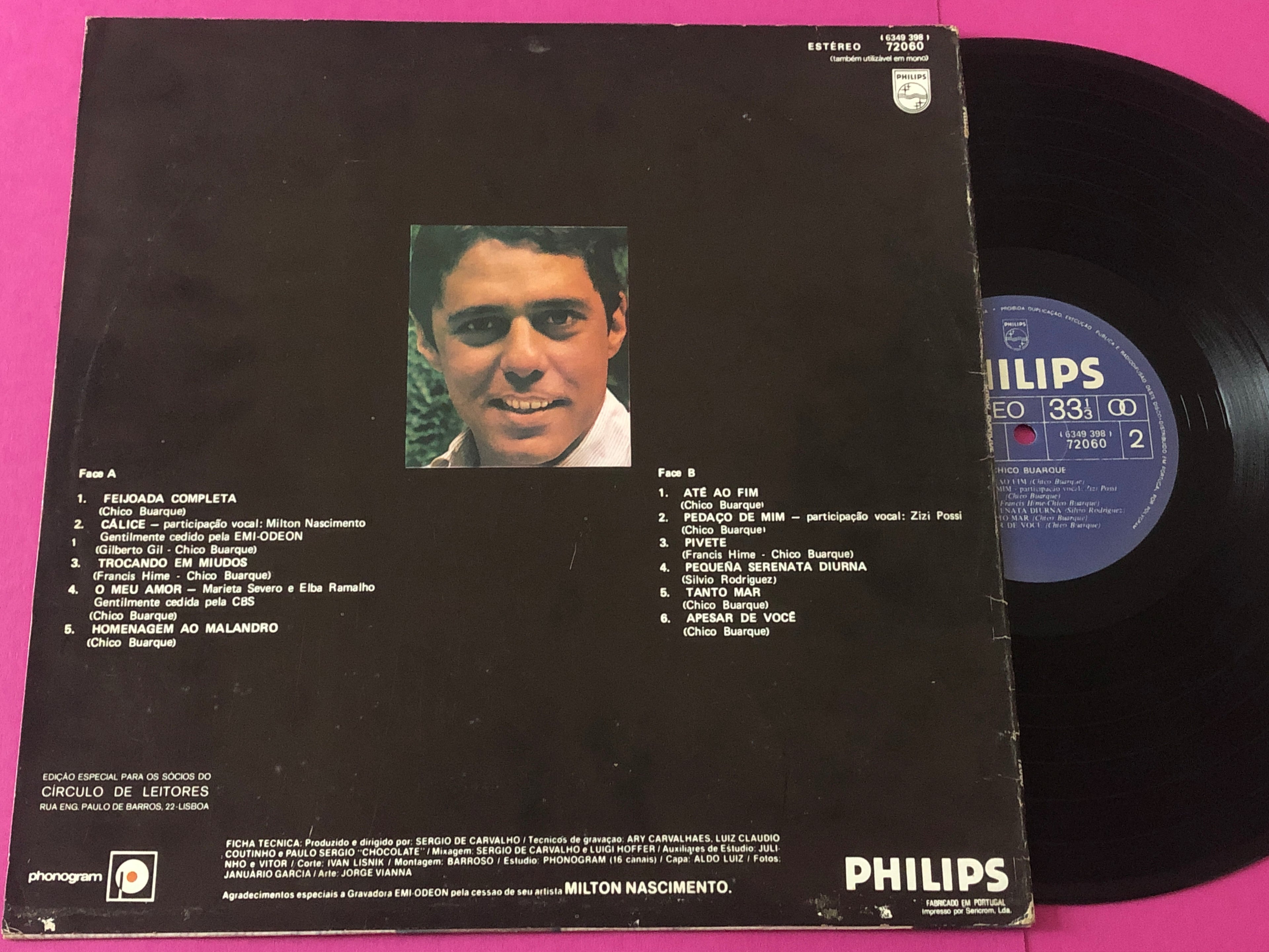 Chico Buarque : Chico Buarque (LP,Album,Club Edition)