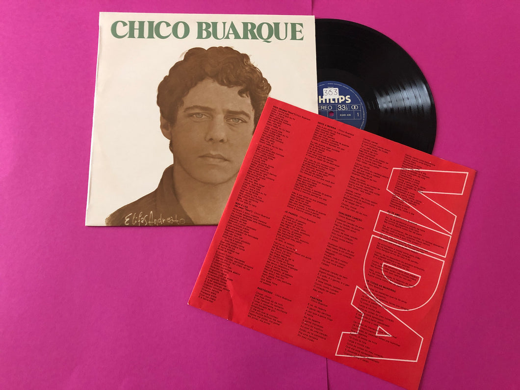 Chico Buarque : Vida (LP,Album,Stereo)