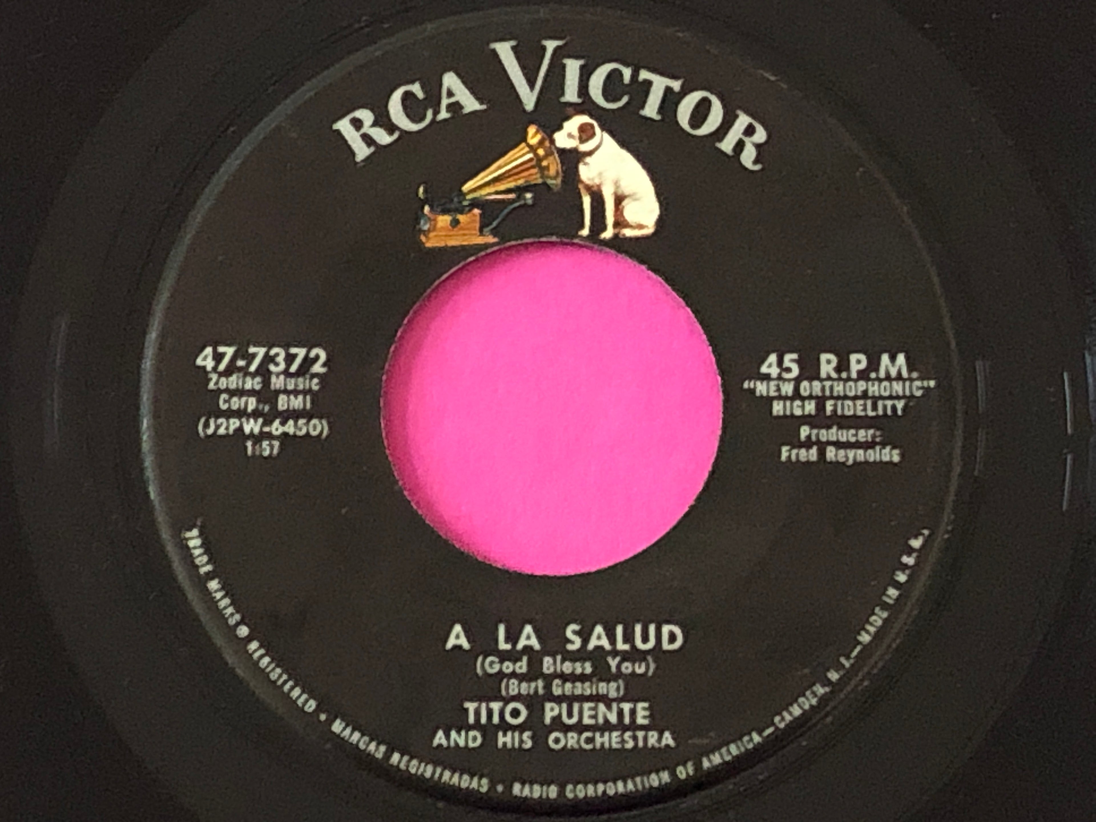 Tito Puente And His Orchestra : Cute Chick / A La Salud (7",45 RPM)