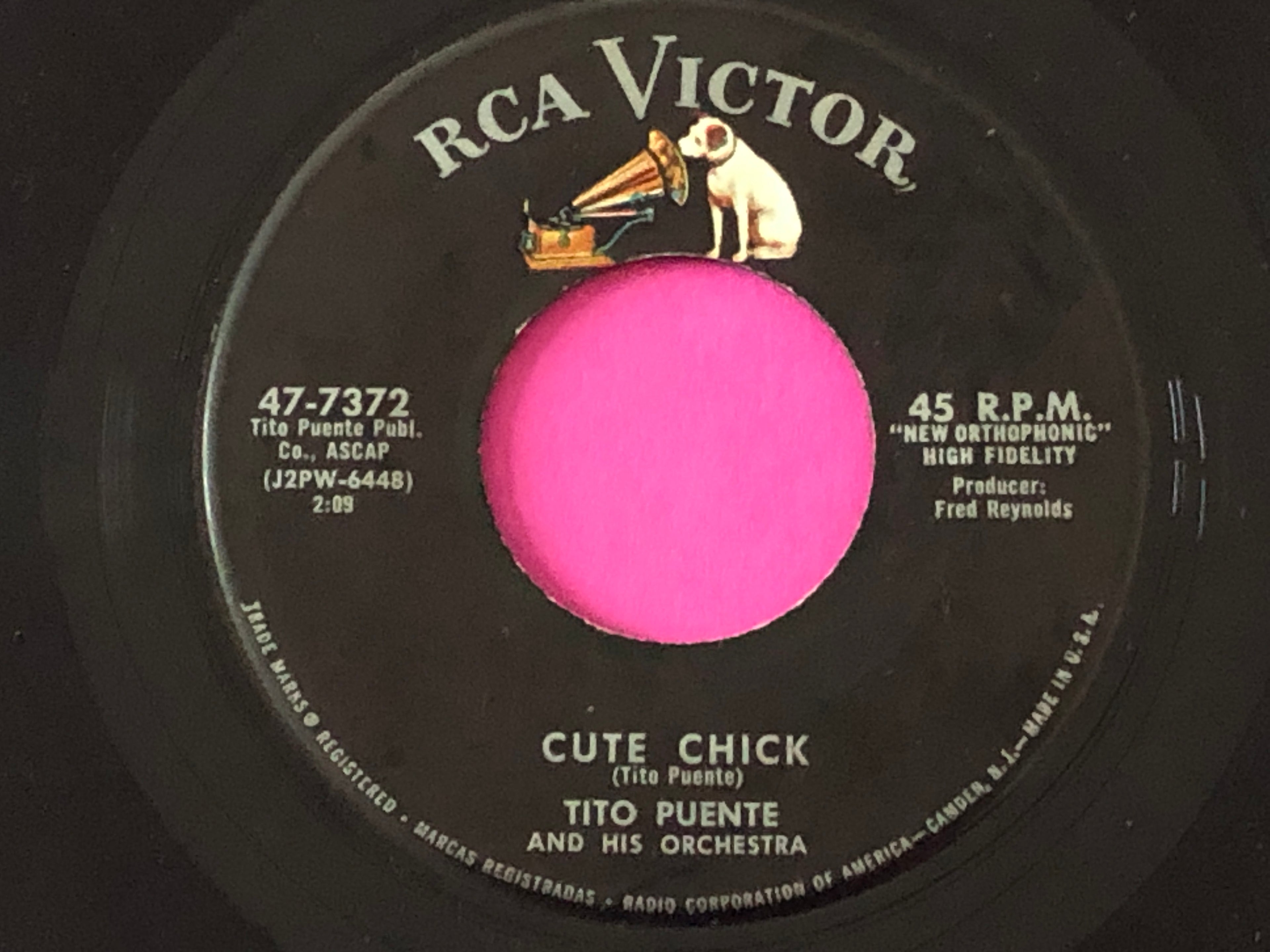 Tito Puente And His Orchestra : Cute Chick / A La Salud (7",45 RPM)