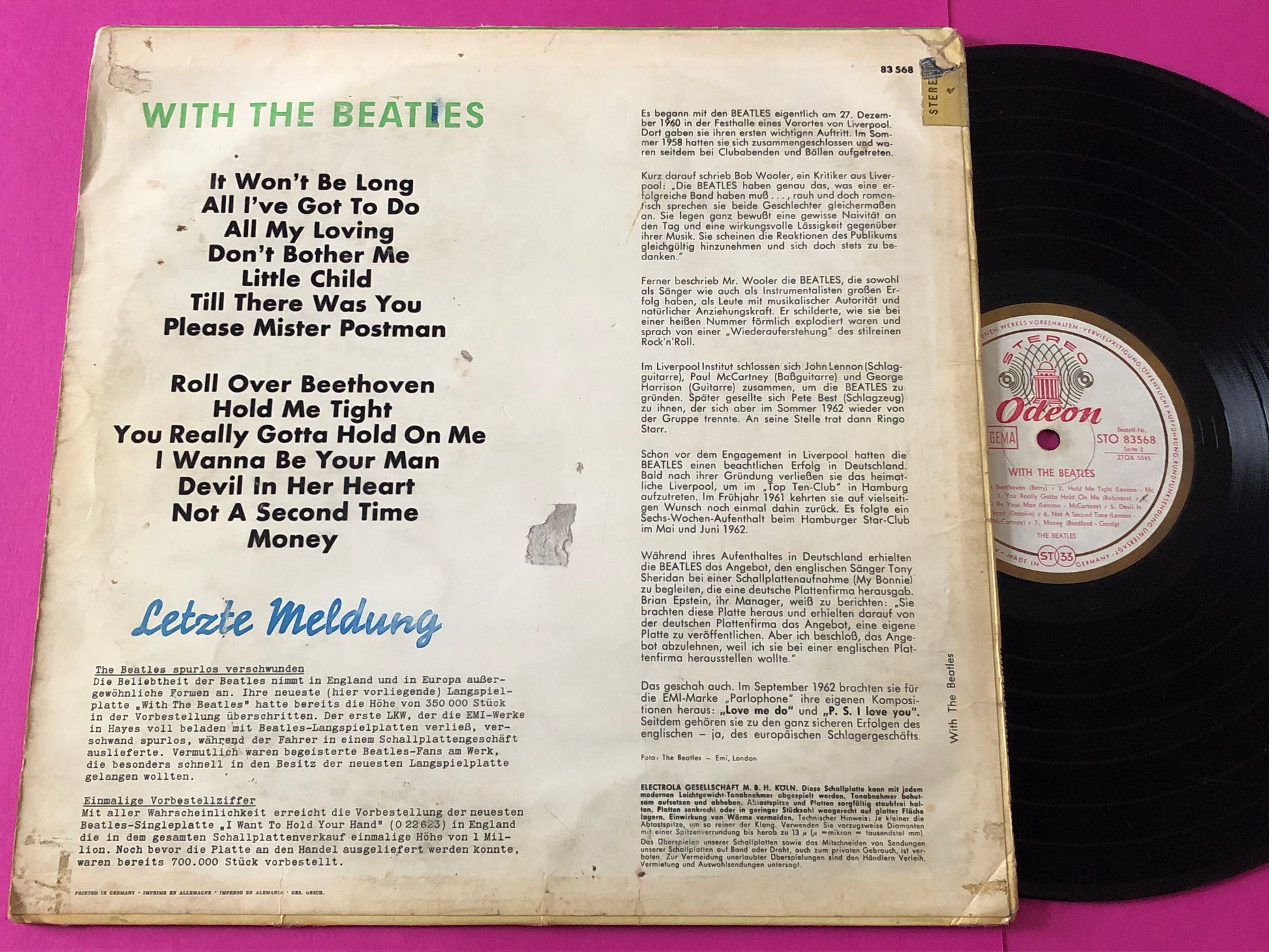 The Beatles : With The Beatles (LP, Album)