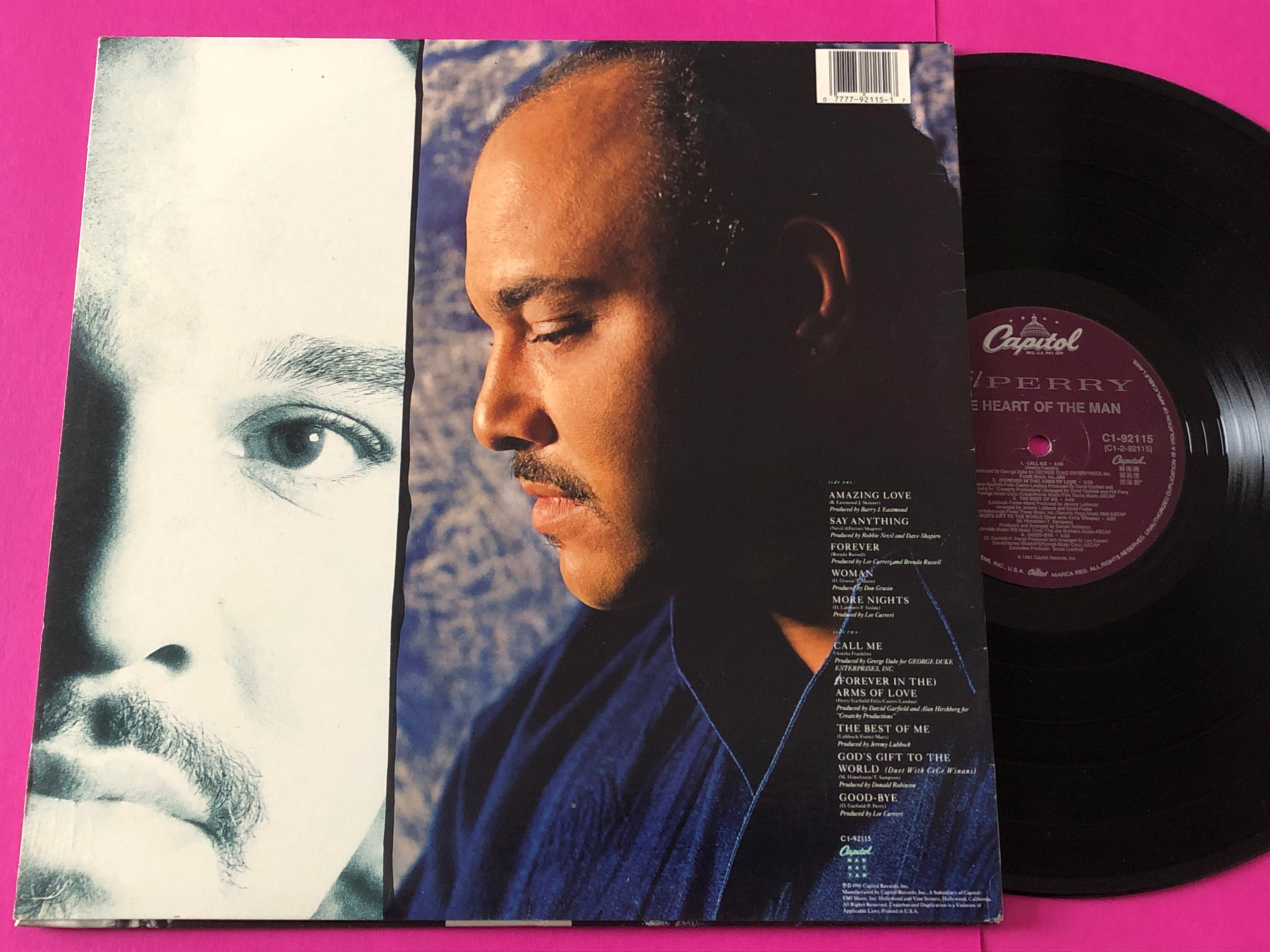 Phil Perry (2) : The Heart Of The Man (LP,Album)