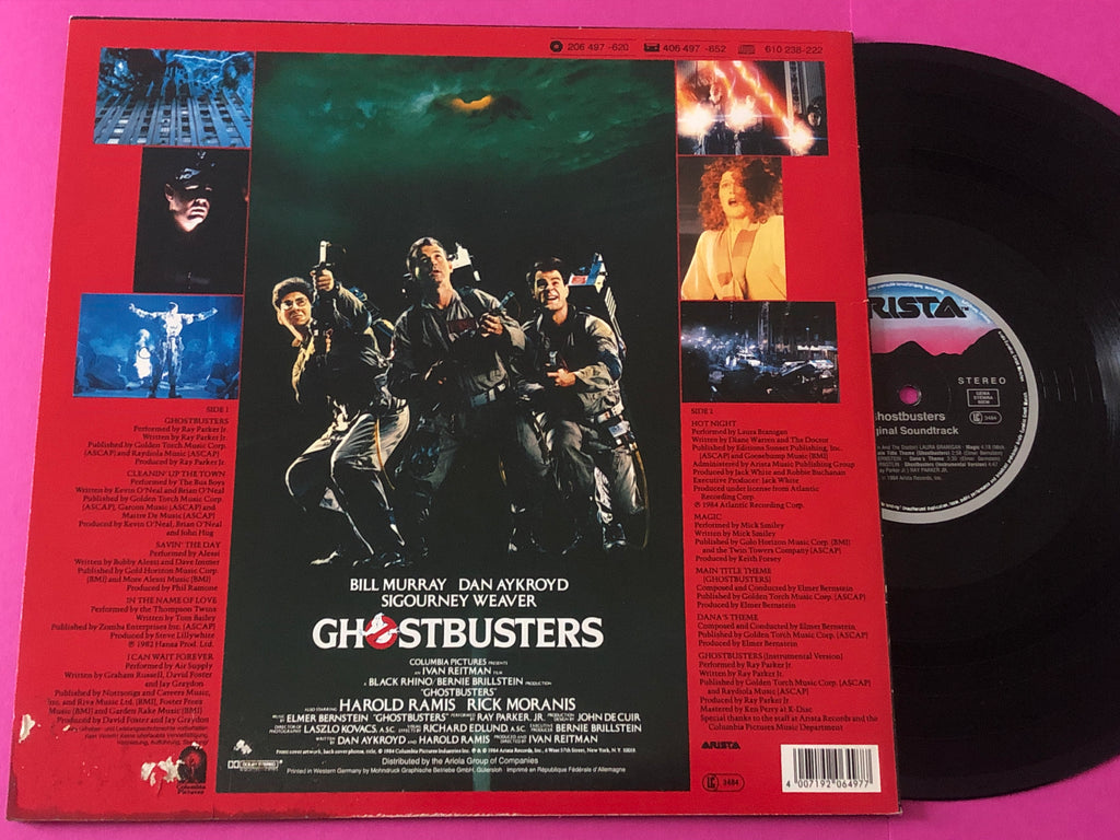 Various : Ghostbusters (Original Soundtrack Album) (LP,Album,Stereo)