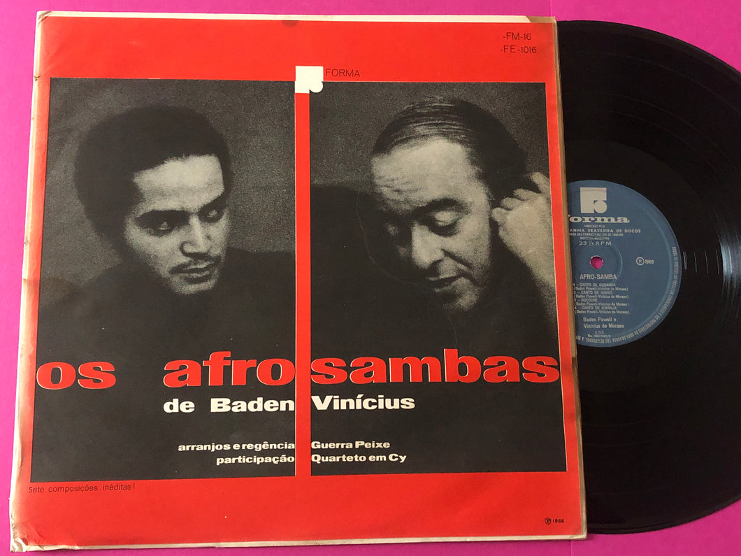 Baden Powell E Vinicius De Moraes : Os Afro Sambas (LP, Album, RE)