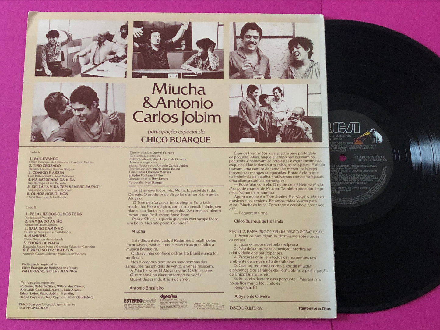 Miucha & Antonio Carlos Jobim : Miucha & Antonio Carlos Jobim (LP,Album)