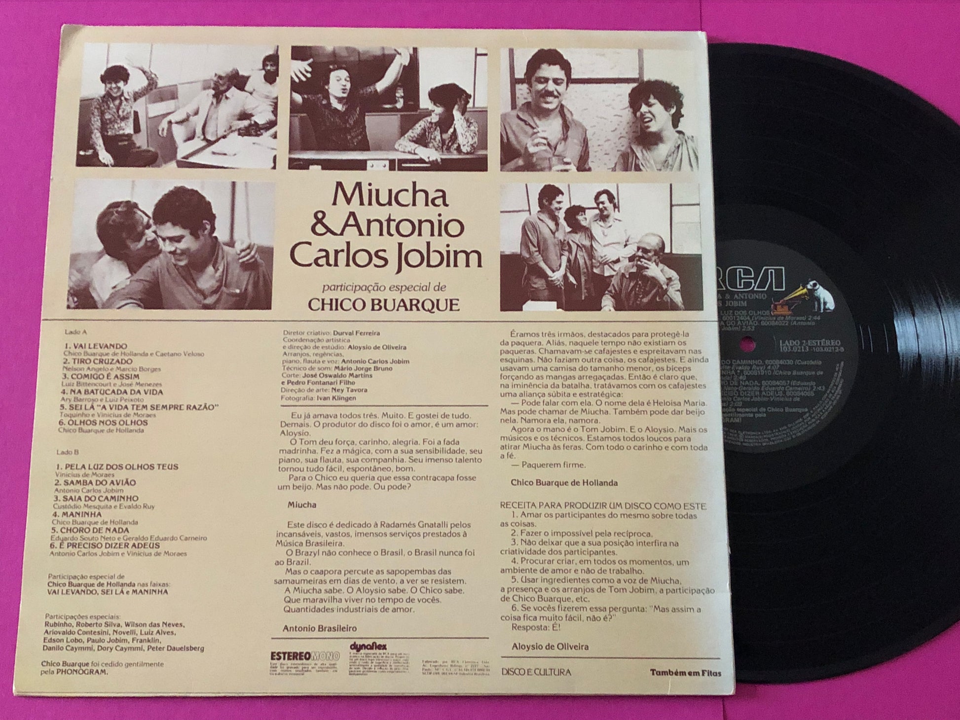Miucha & Antonio Carlos Jobim : Miucha & Antonio Carlos Jobim (LP,Album)